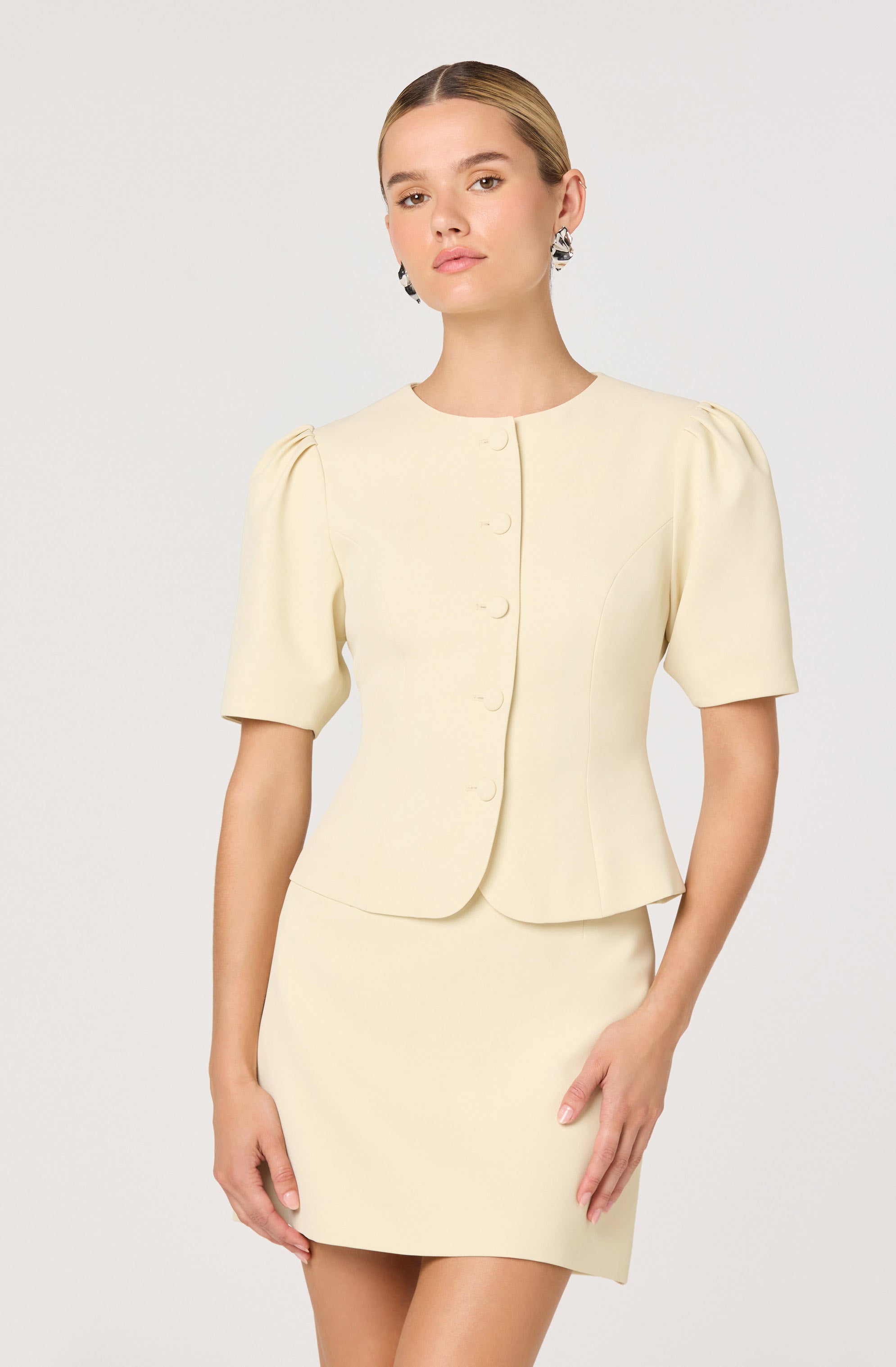 Kristina Tailored Mini Skirt