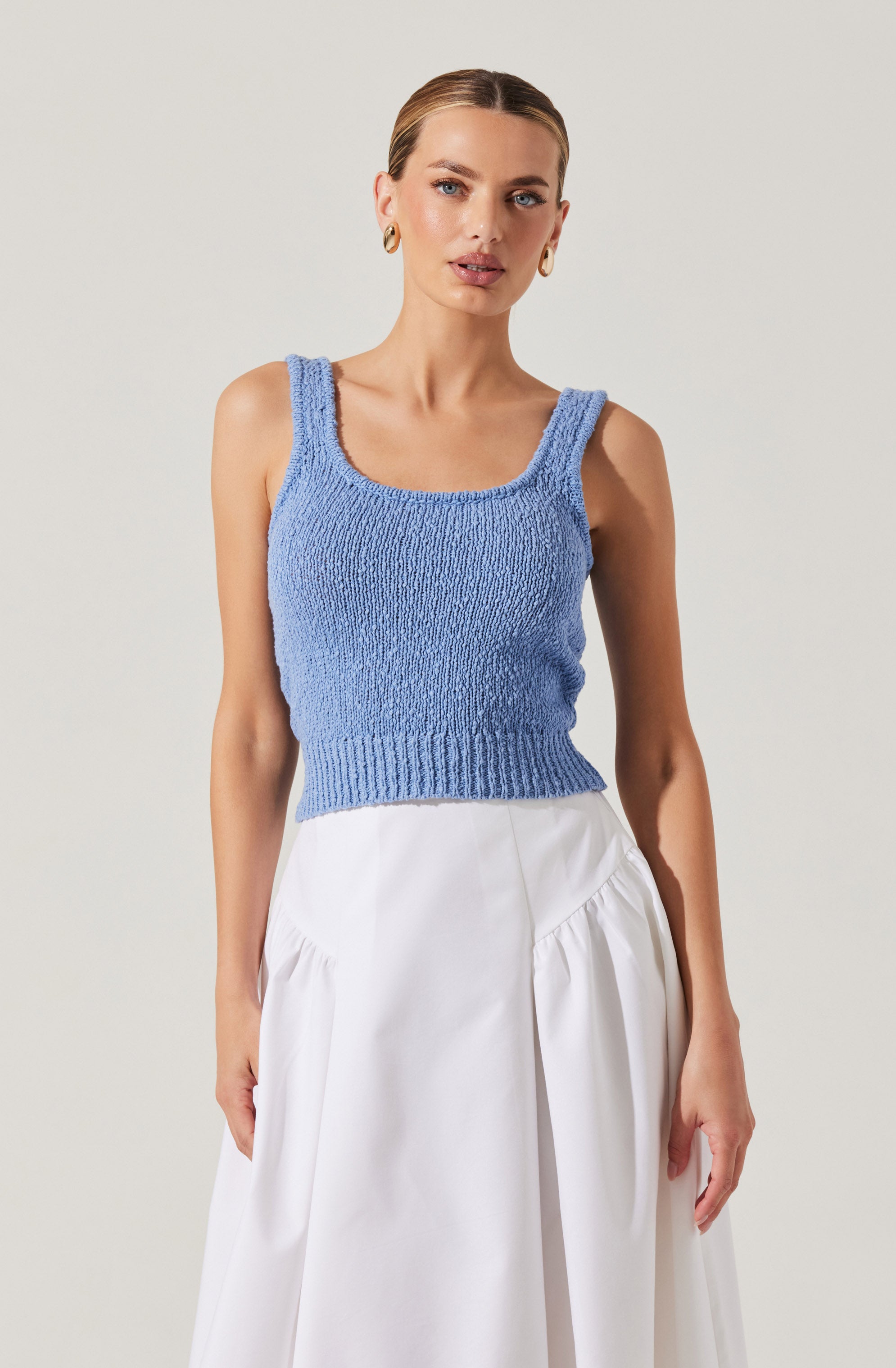 Virgo Textured Sweater Tank