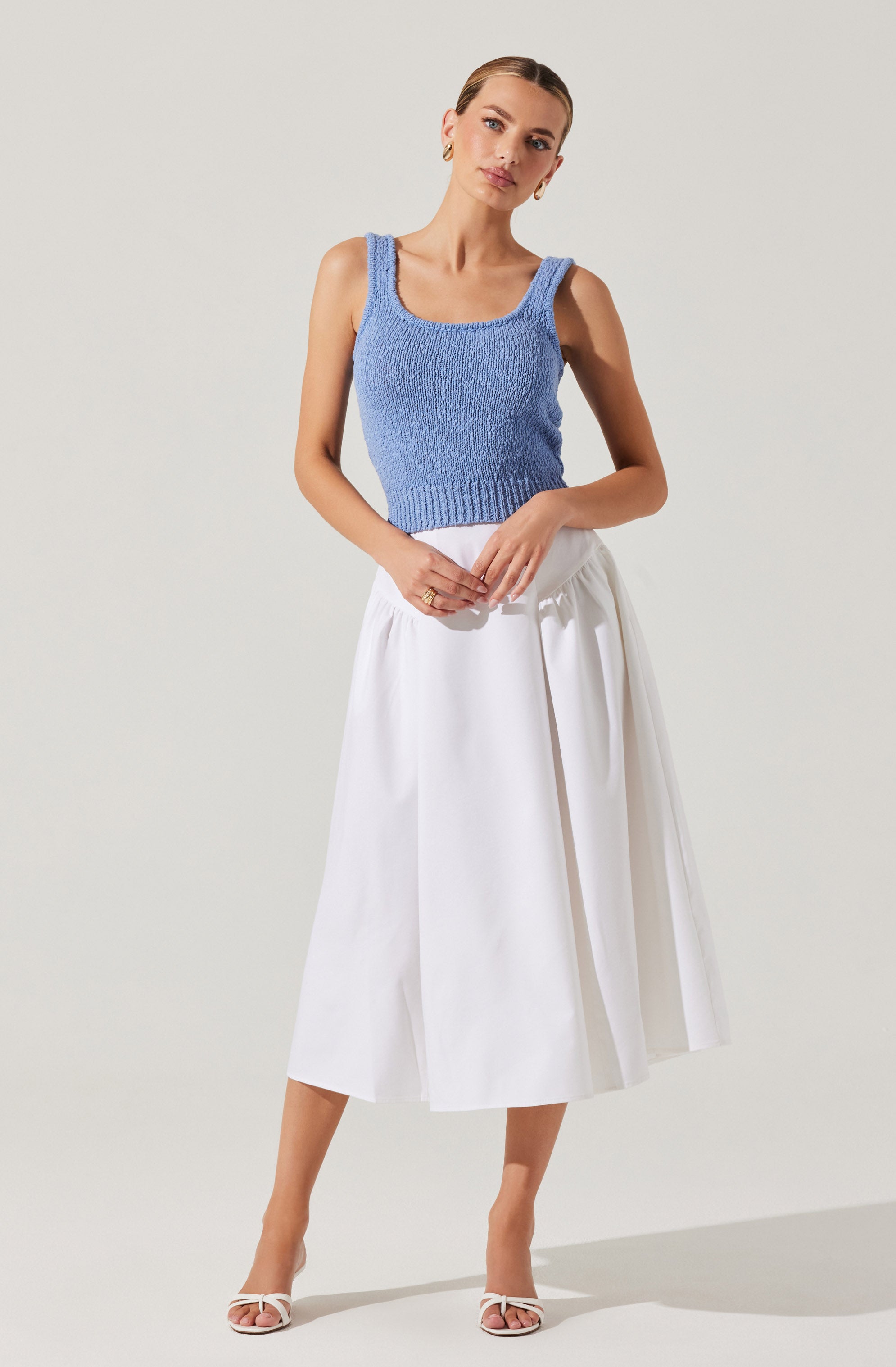 Virgo Textured Sweater Tank