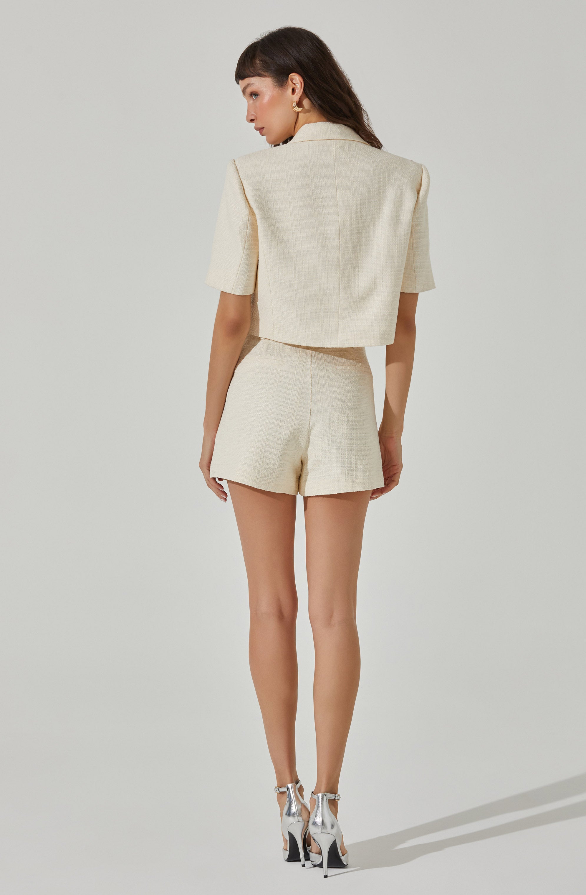 Siarah Tweed Cropped Jacket