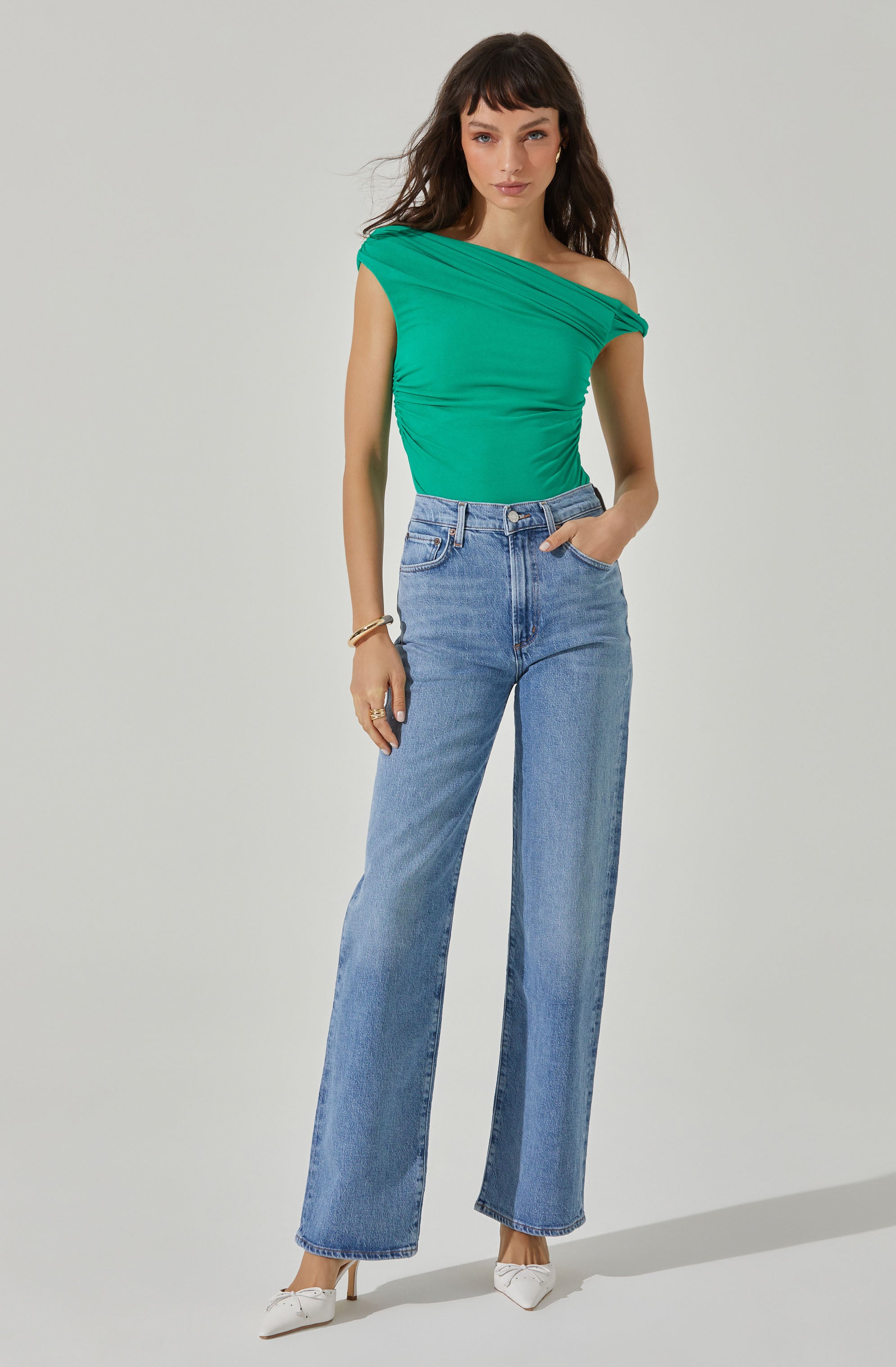 Fiora Asymmetrical Bodysuit