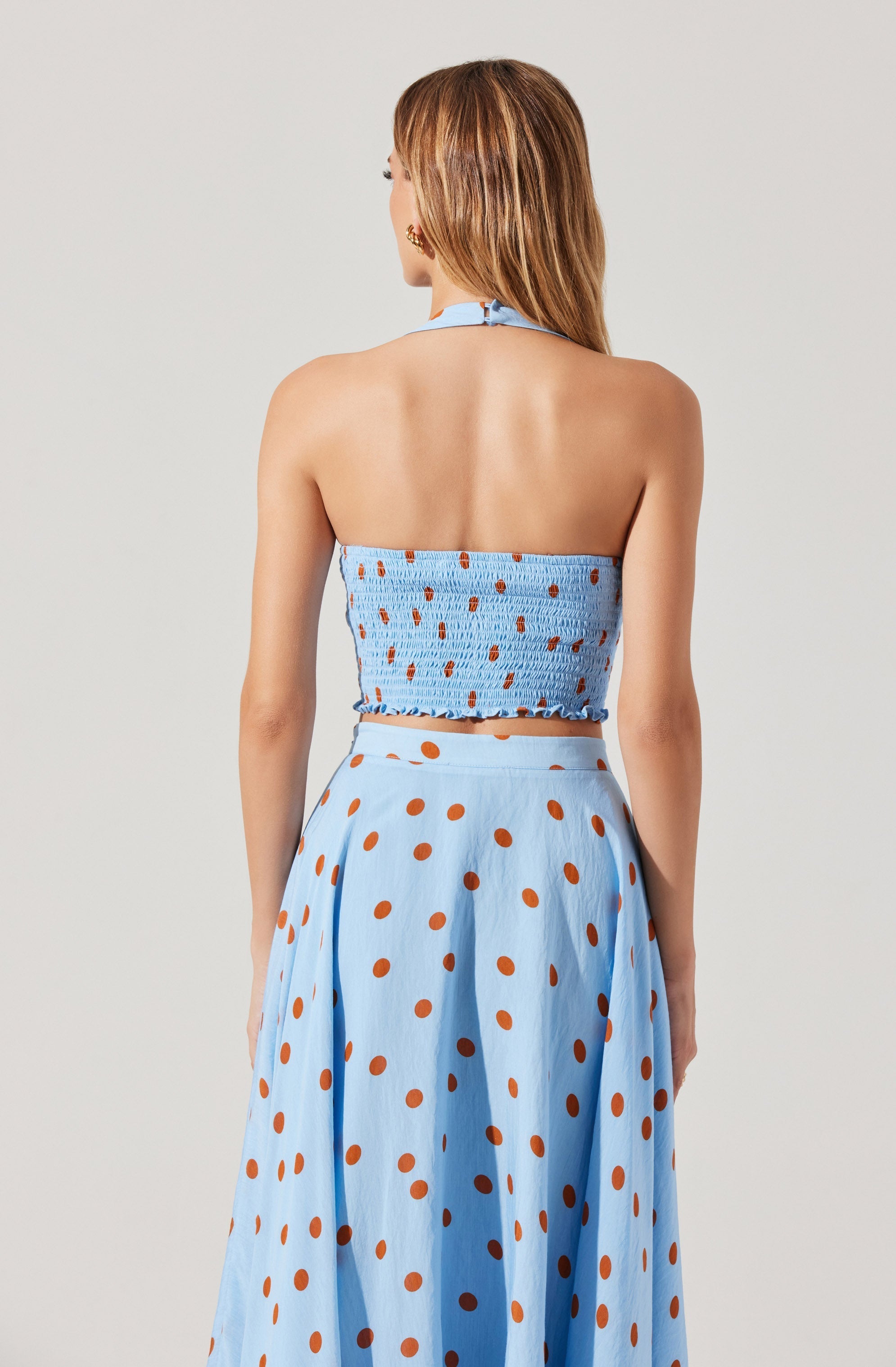 Janie Polka Dot Halter Top