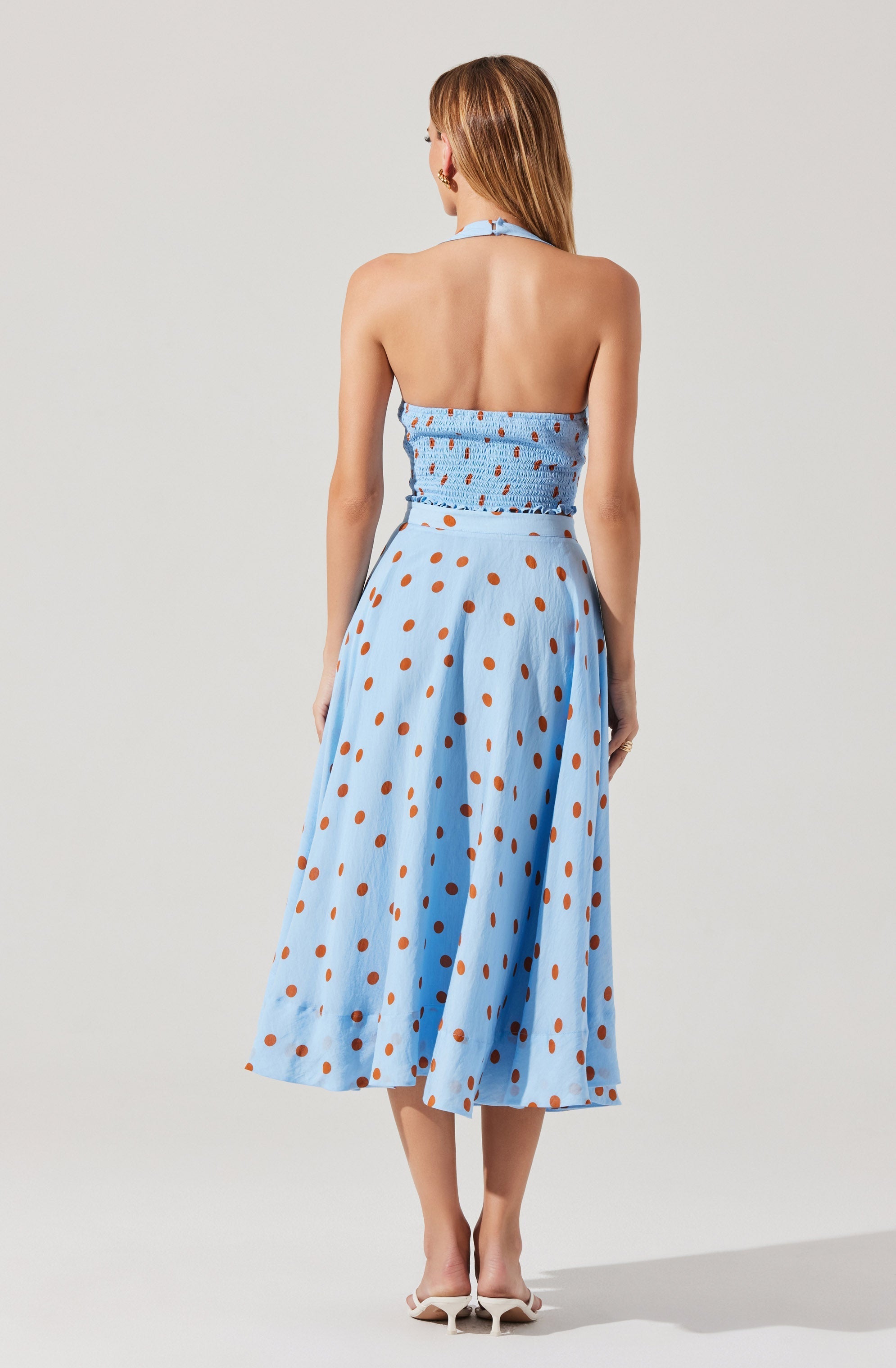 Janie Polka Dot Halter Top