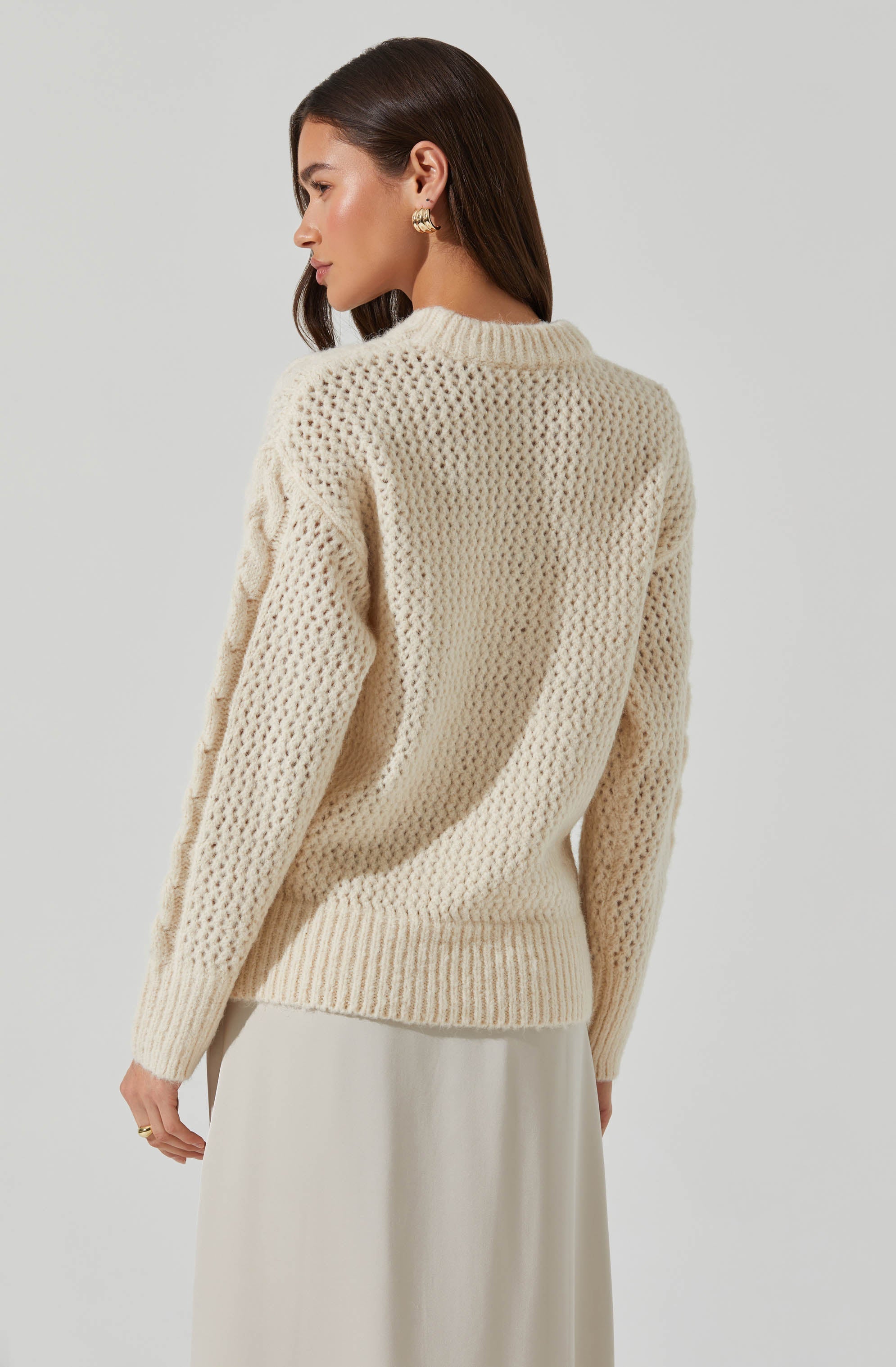 Lisbeth Cable Knit Sweater
