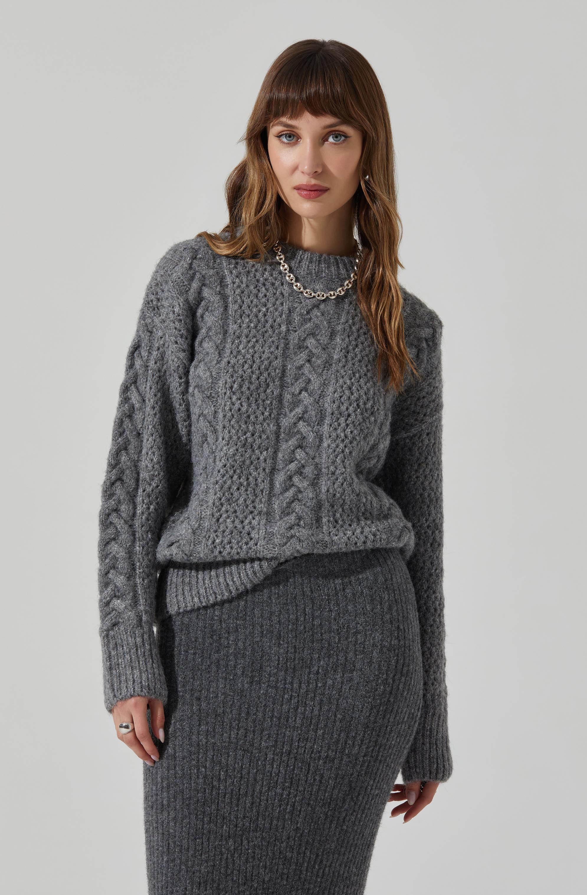 Lisbeth Cable Knit Sweater