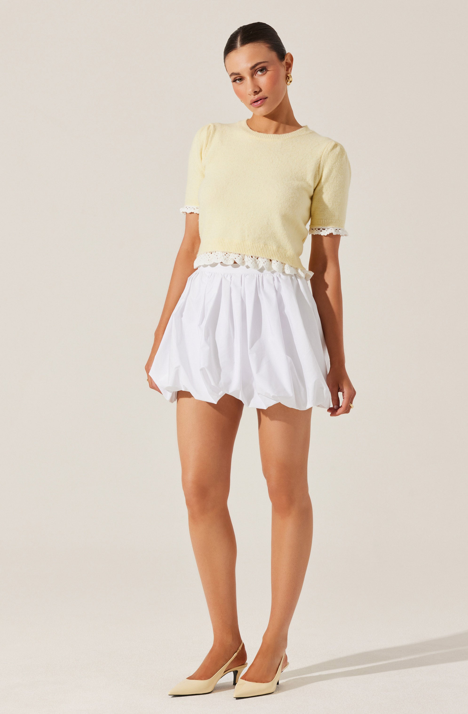 Essy Lace Trim Sweater