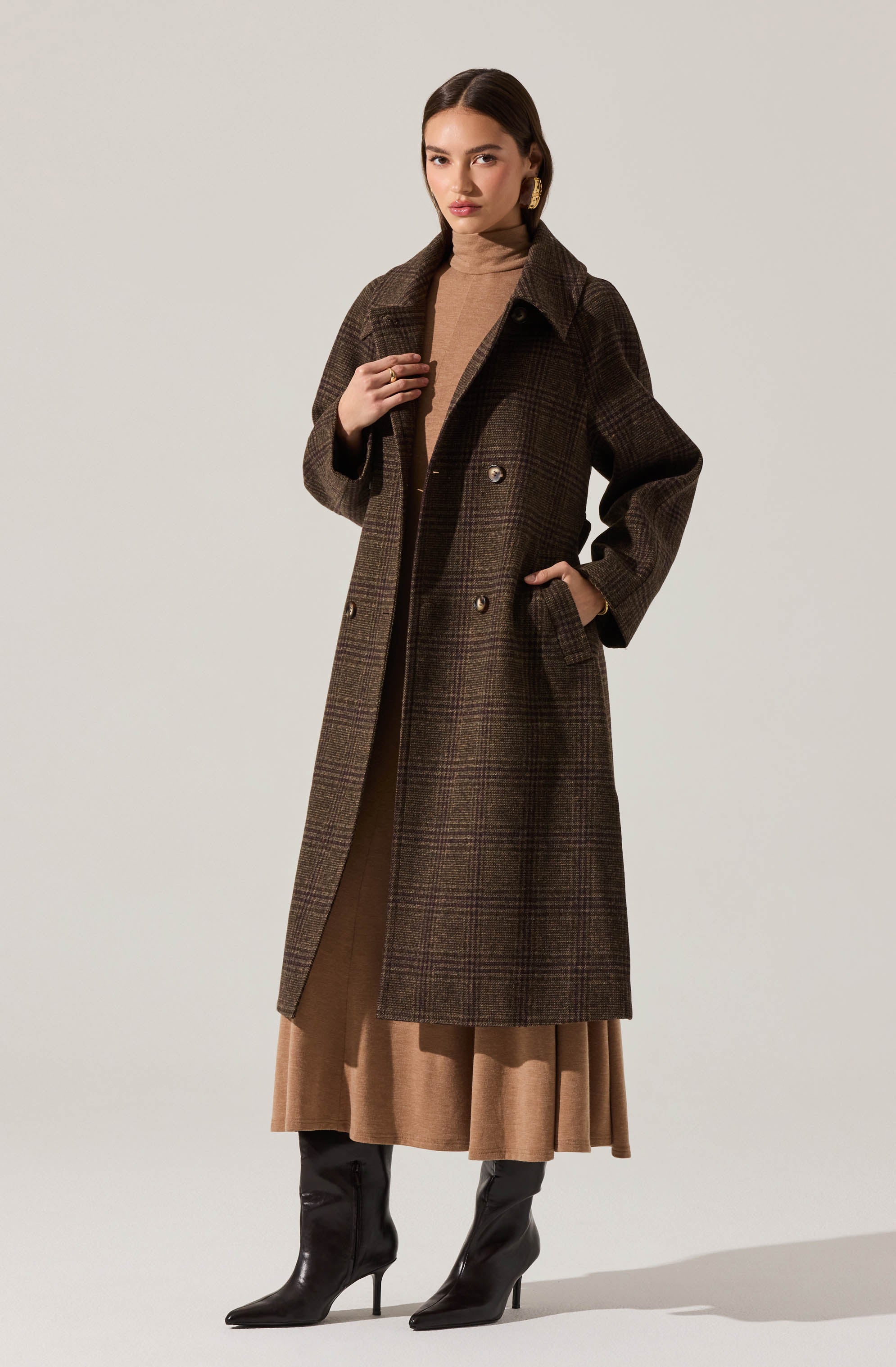 Seeley Double Breasted Longline Coat