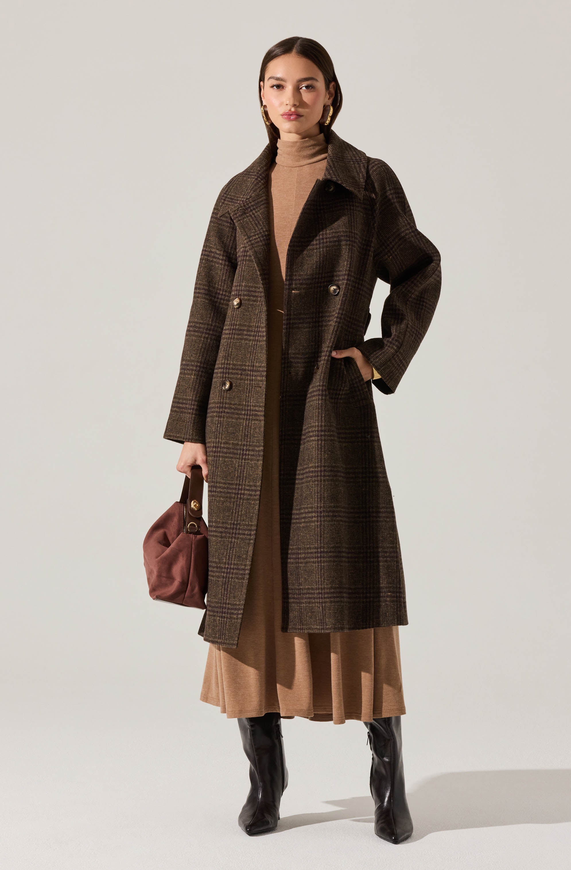 Seeley Double Breasted Longline Coat