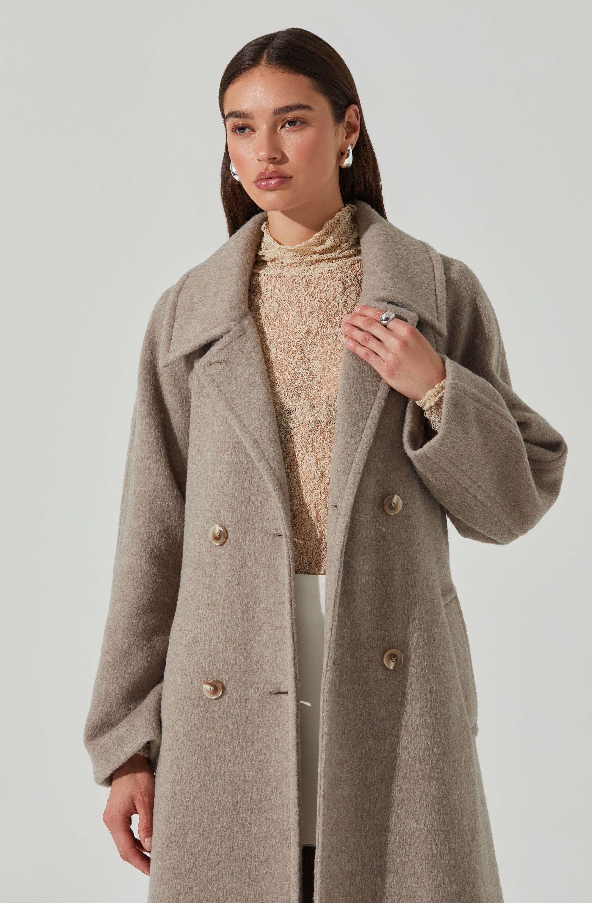 Seeley Double Breasted Longline Coat
