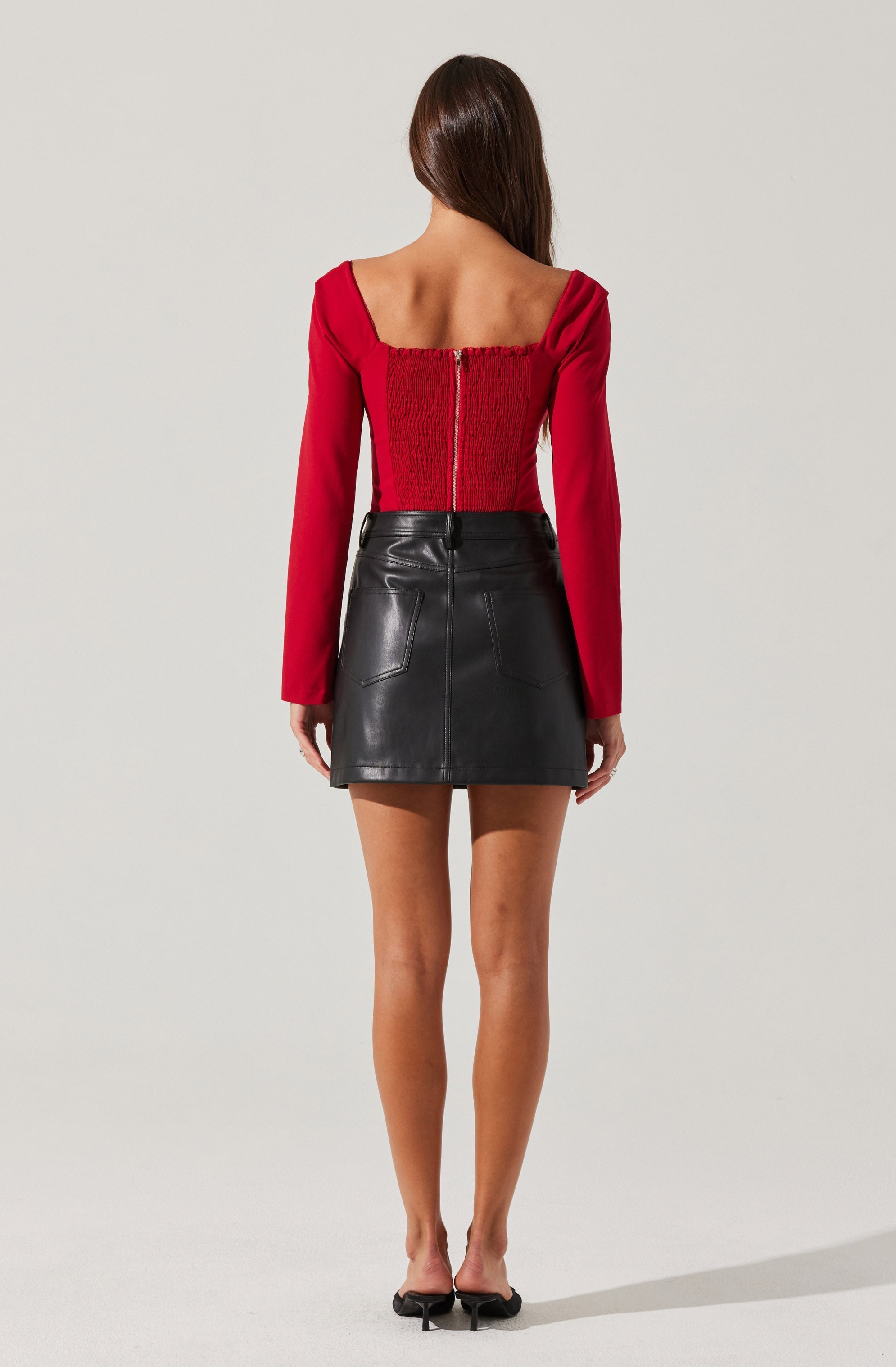 Whitley Peekaboo Contrast Top