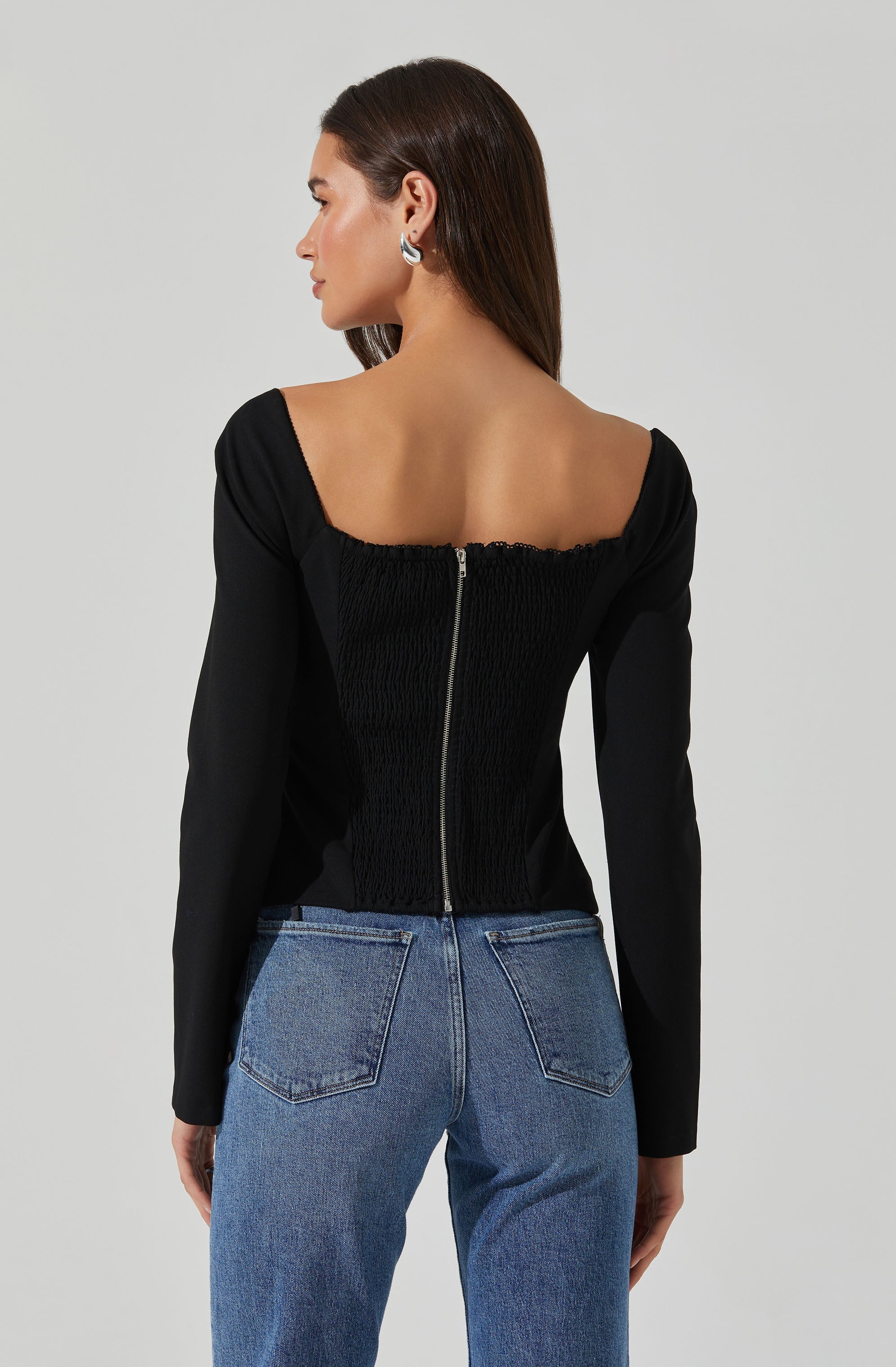 Whitley Peekaboo Contrast Top