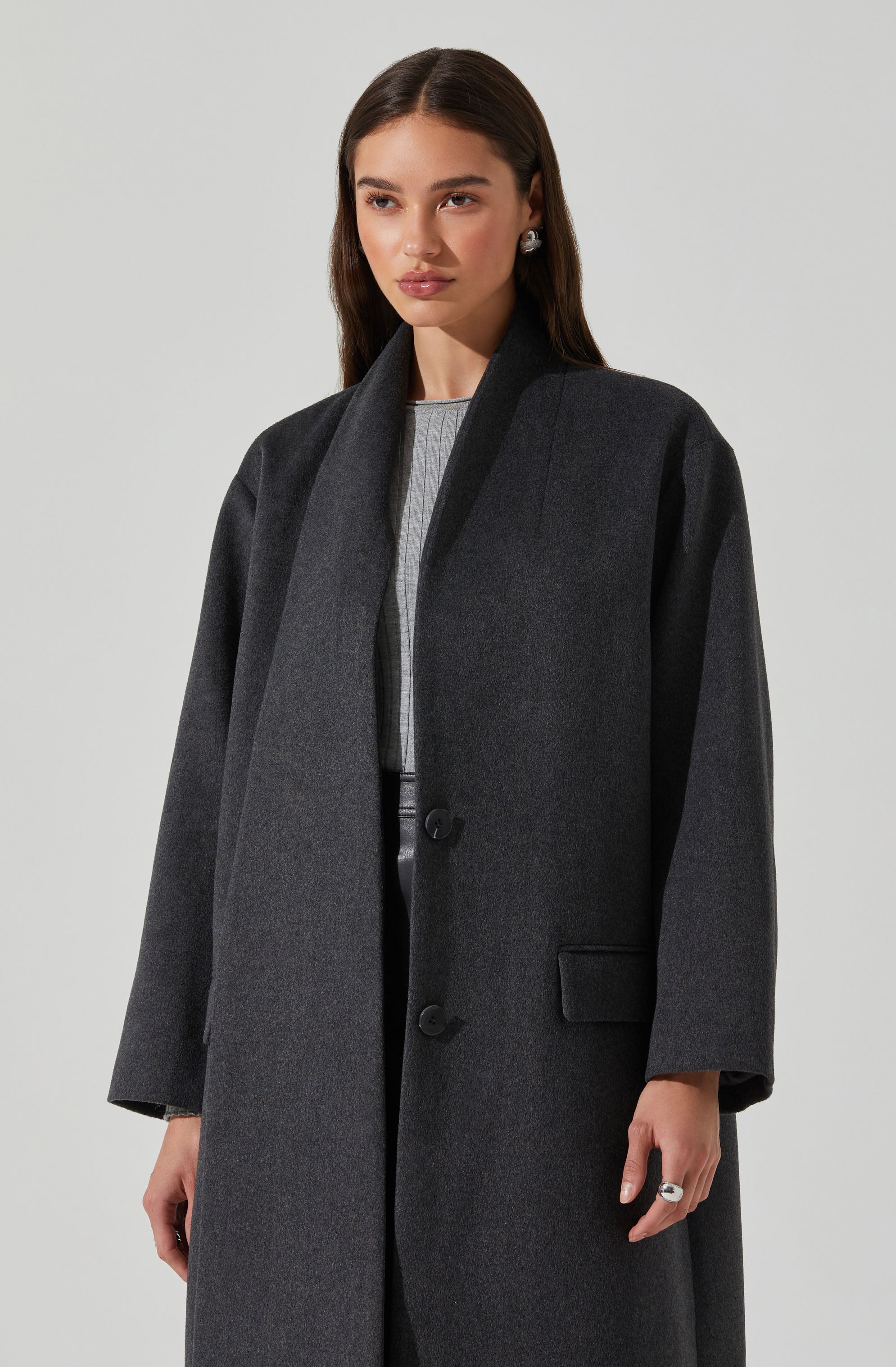 Londyn Scarf Longline Coat