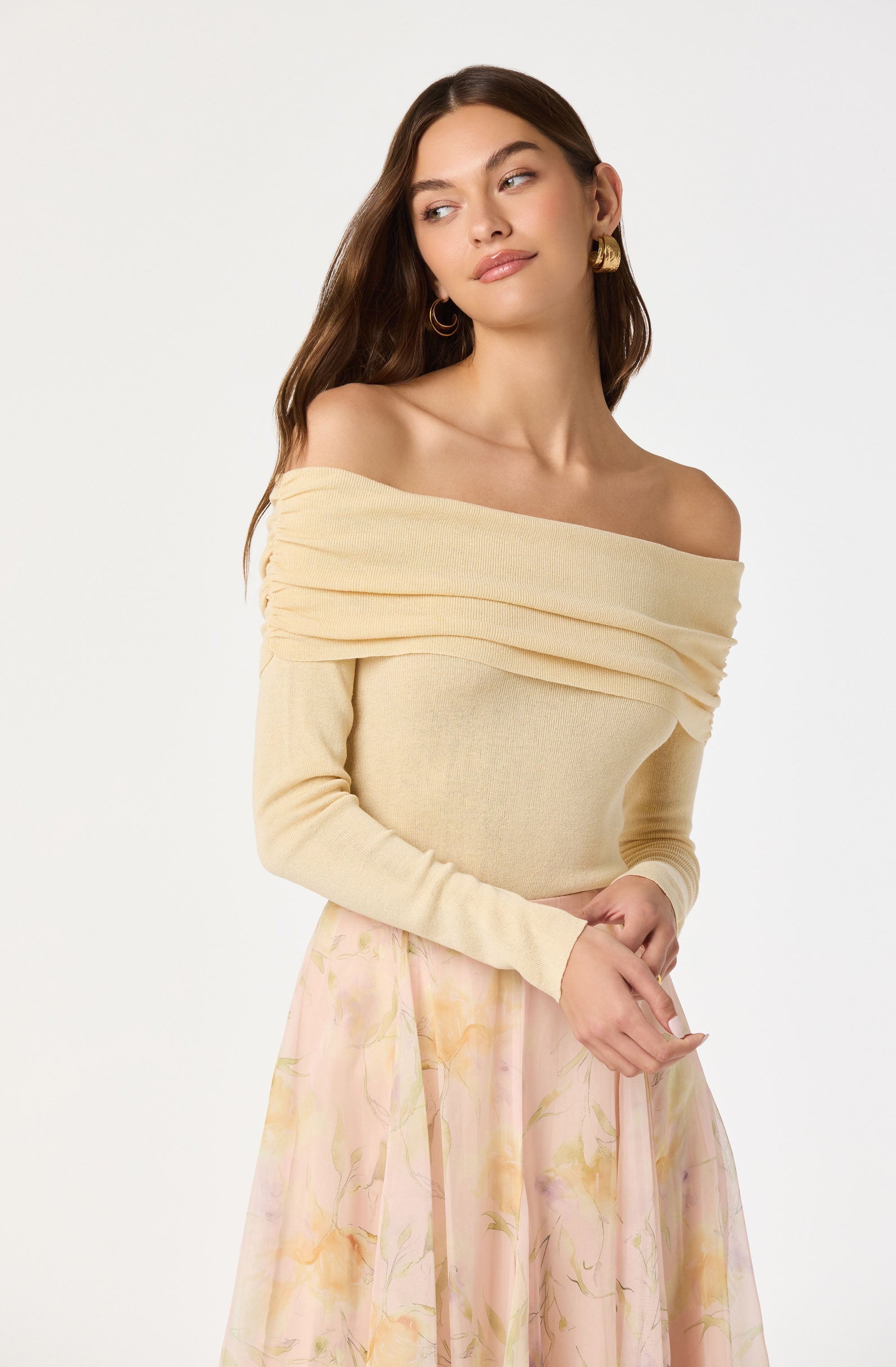 Kylin Off Shoulder Sweater