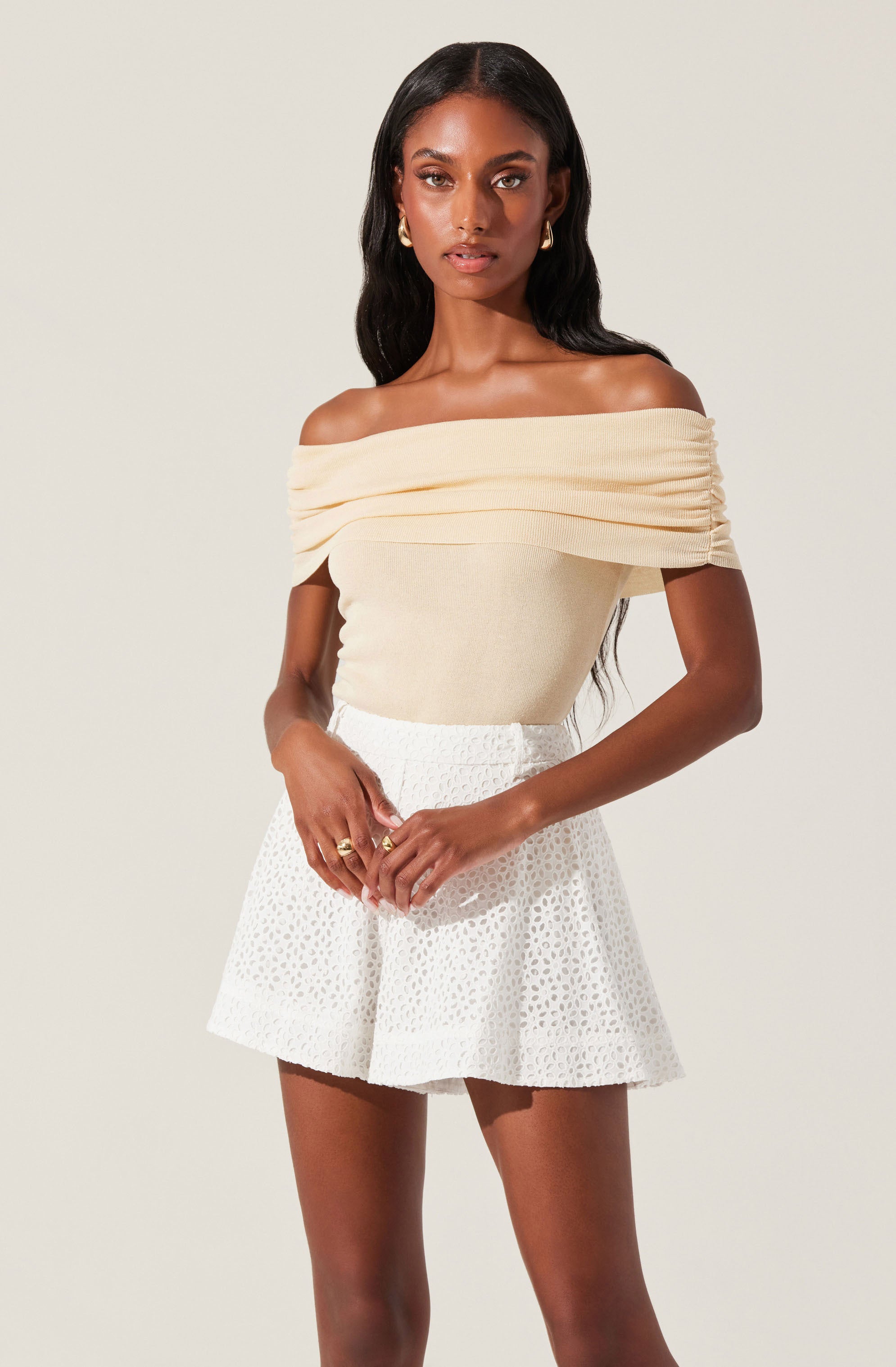 Kylin Off Shoulder Sweater Top