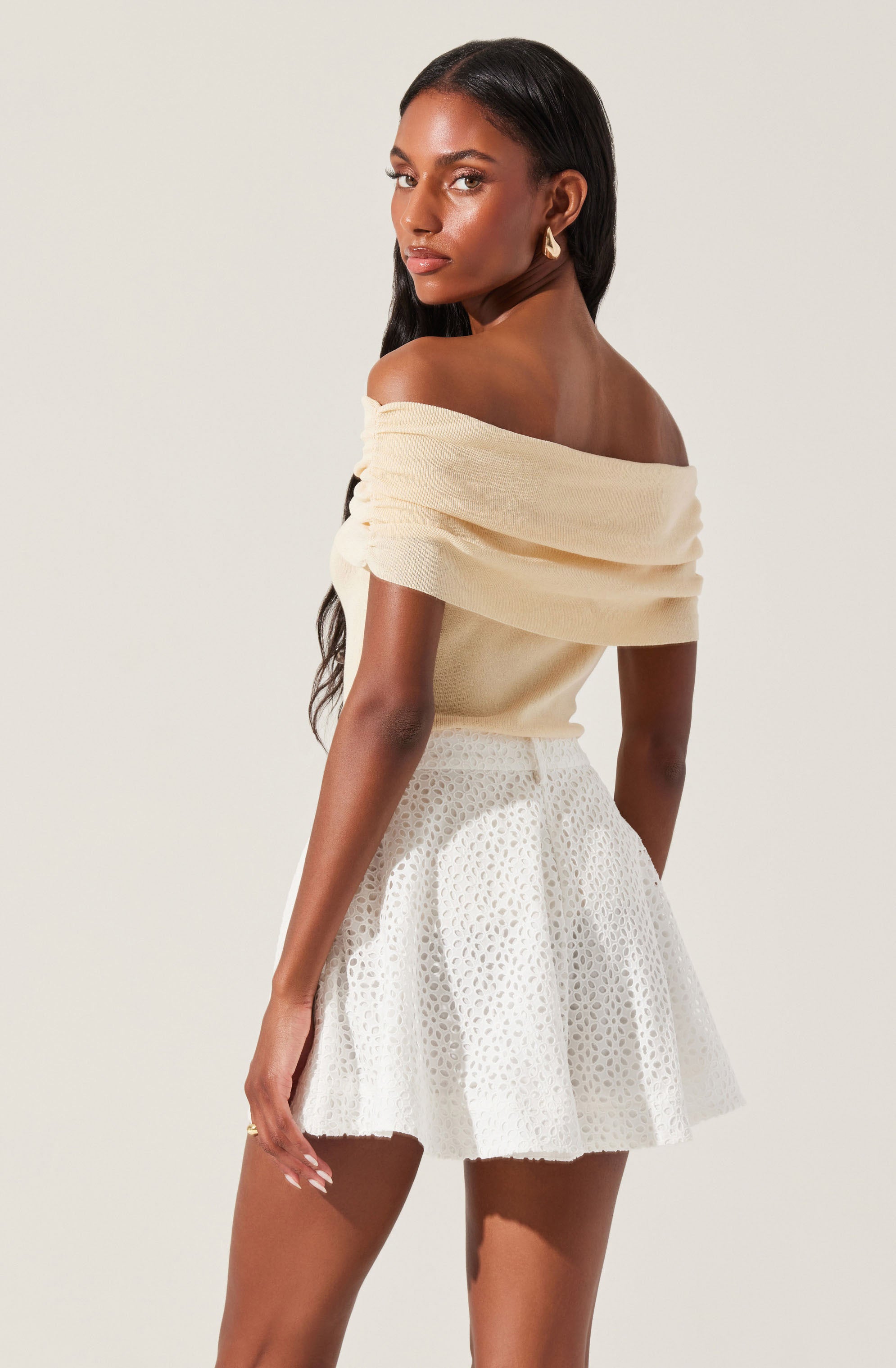 Kylin Off Shoulder Sweater Top
