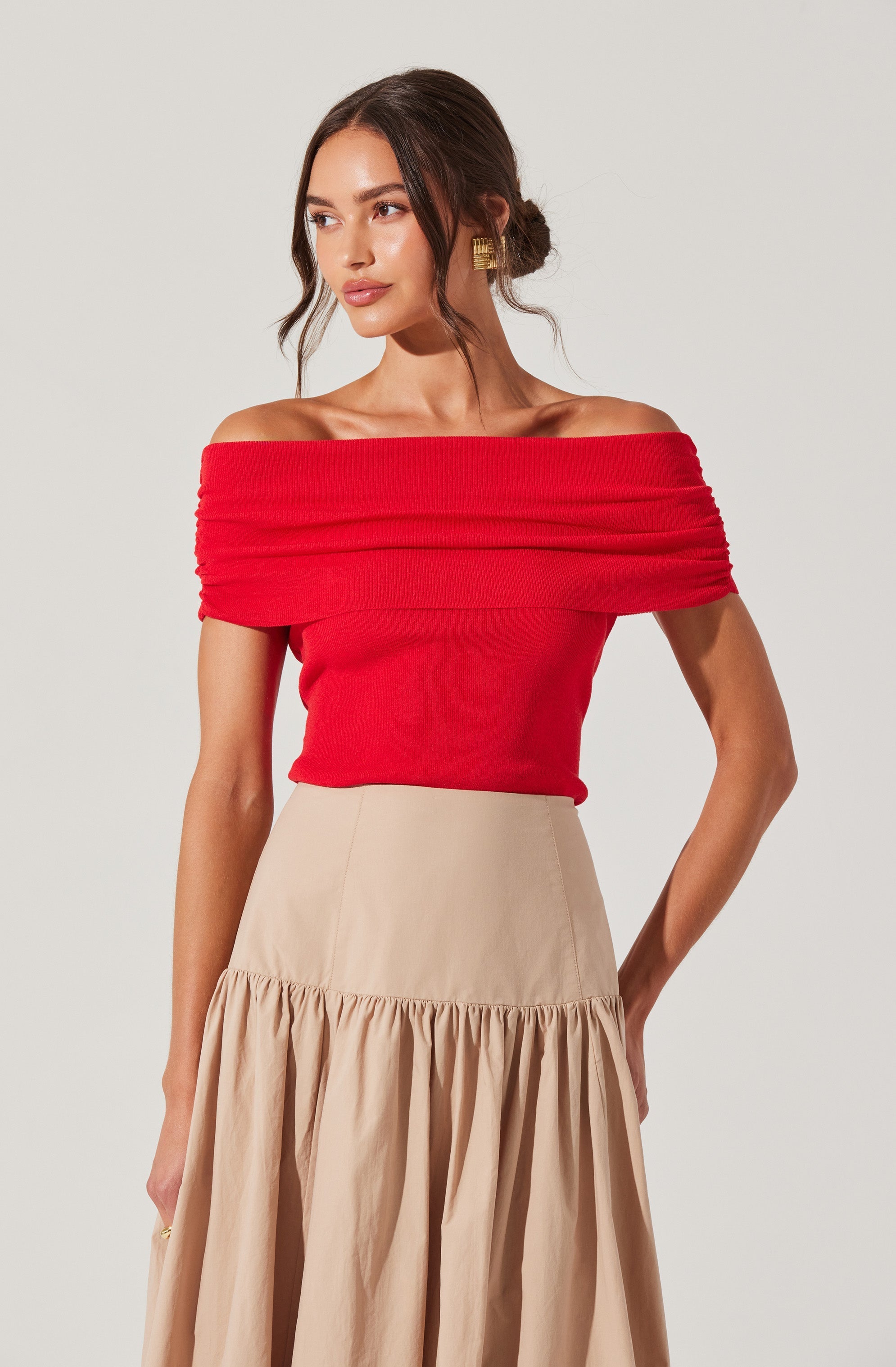 Kylin Off Shoulder Sweater Top