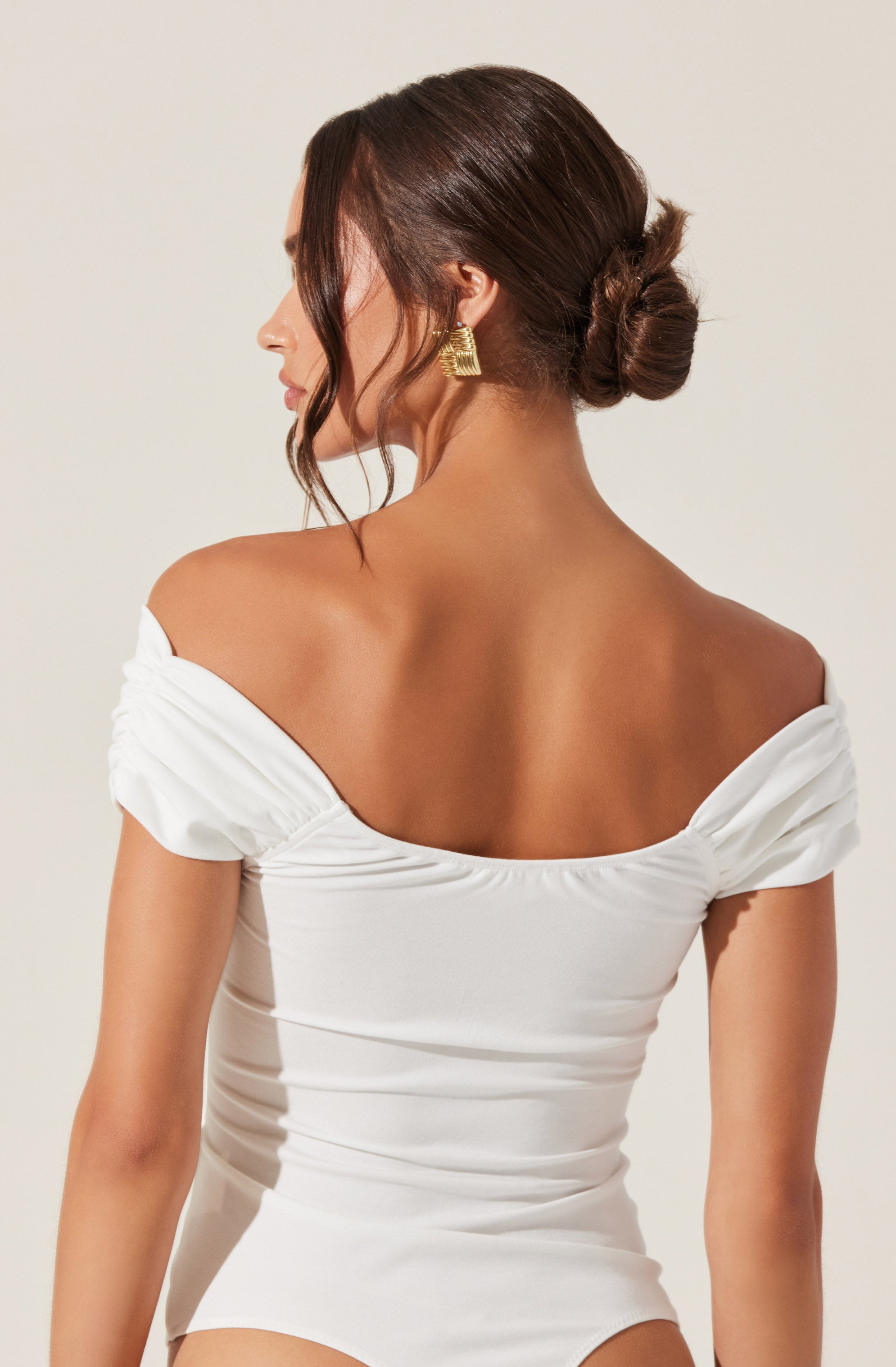 Gissel Crossover Off Shoulder Bodysuit