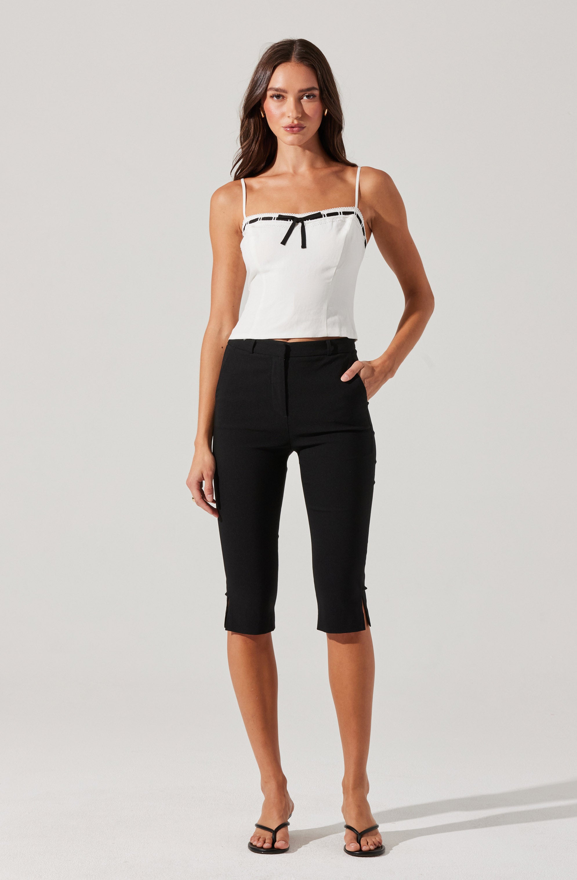 Paiton Contrast Trim Cami Top