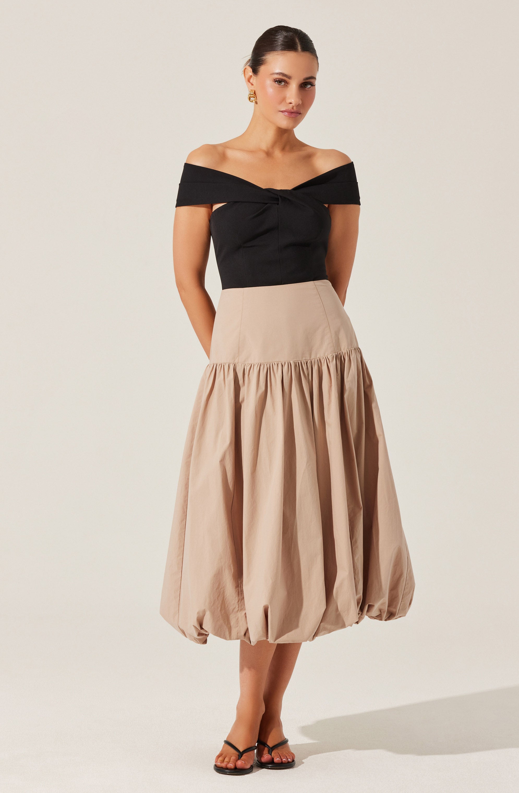 Catherine Twist Off Shoulder Top