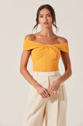 Catherine Twist Off Shoulder Top