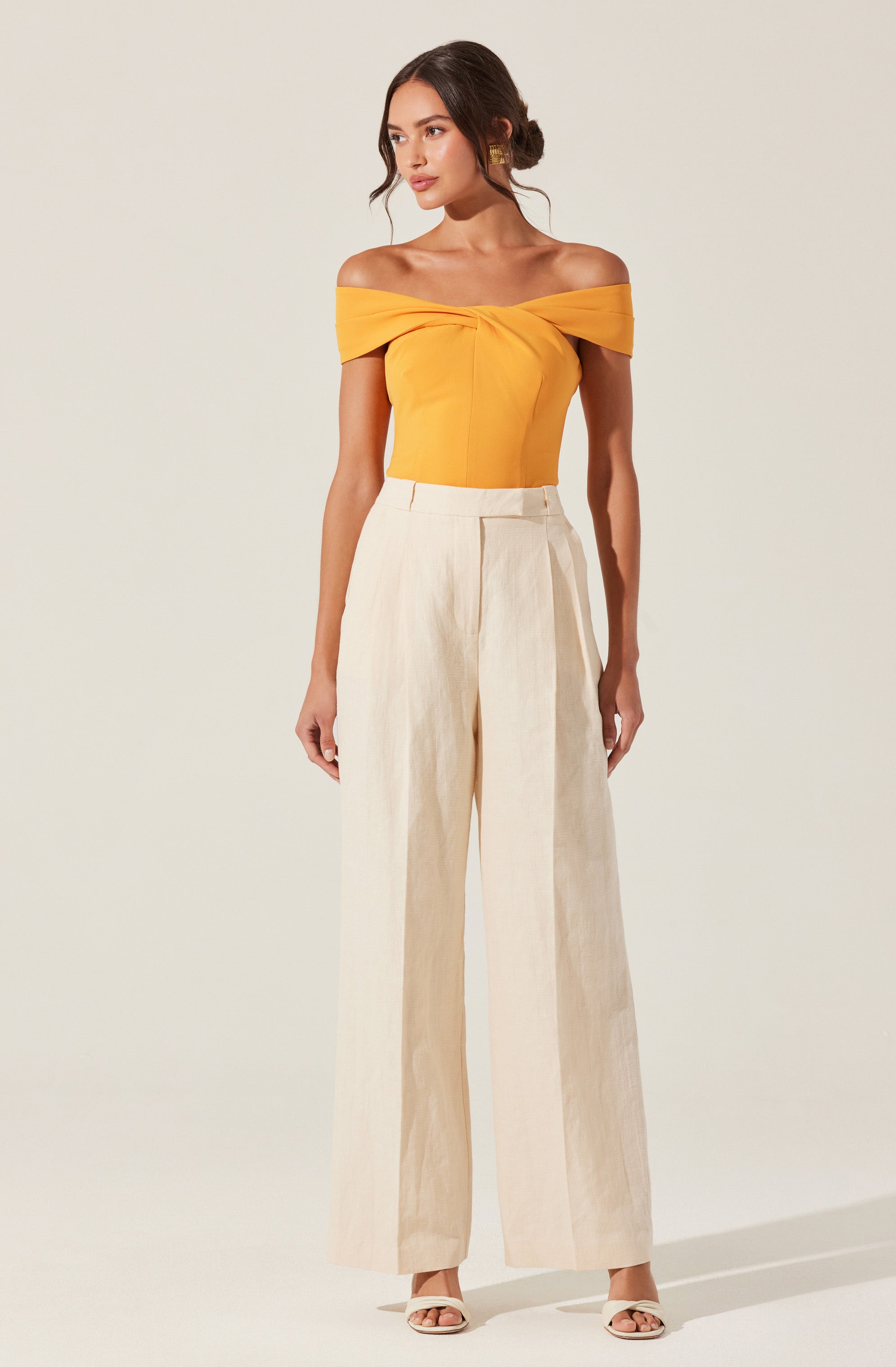 Catherine Twist Off Shoulder Top