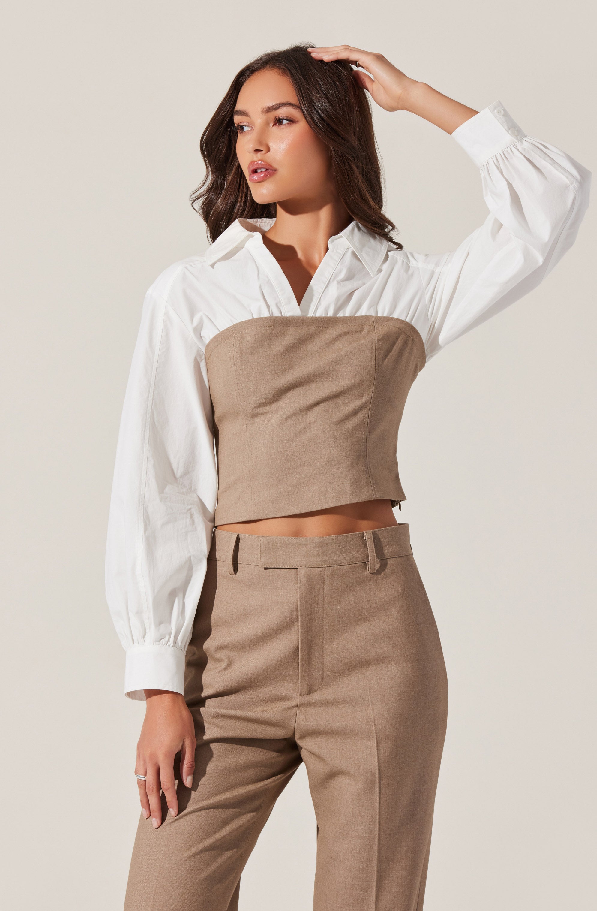 Brooks Layered Corset Top