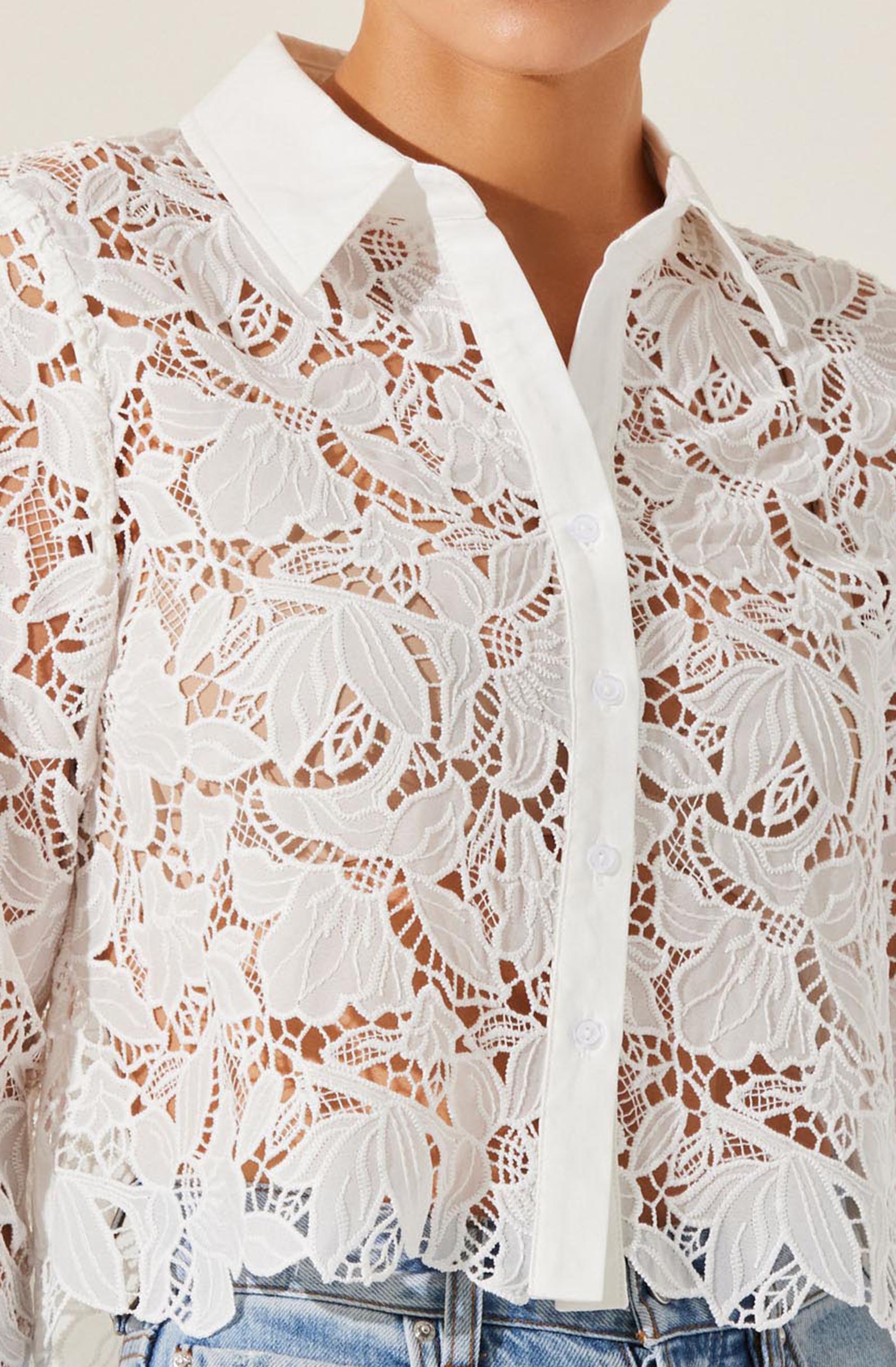 Isabis Floral Lace Top