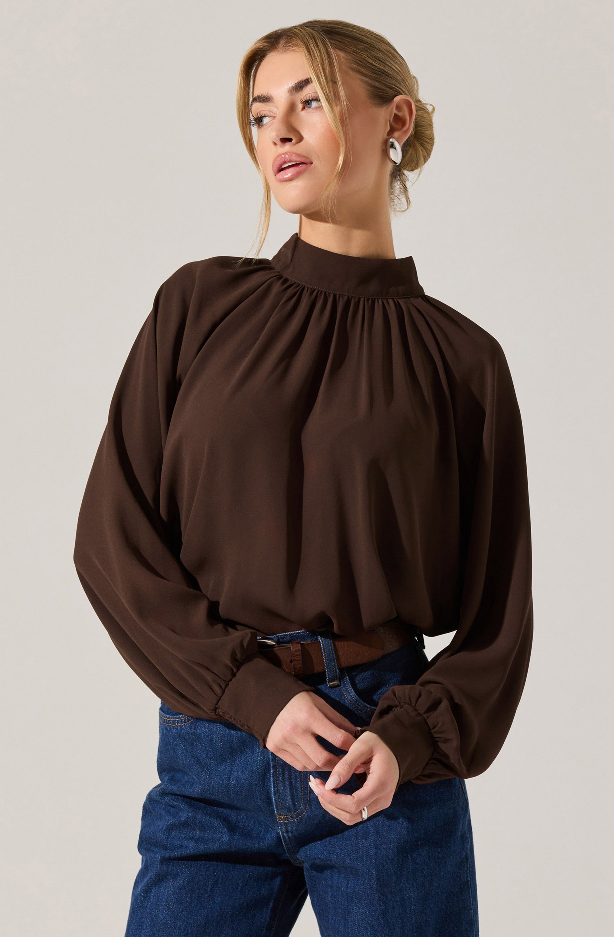 Sabelle Mock Neck Top