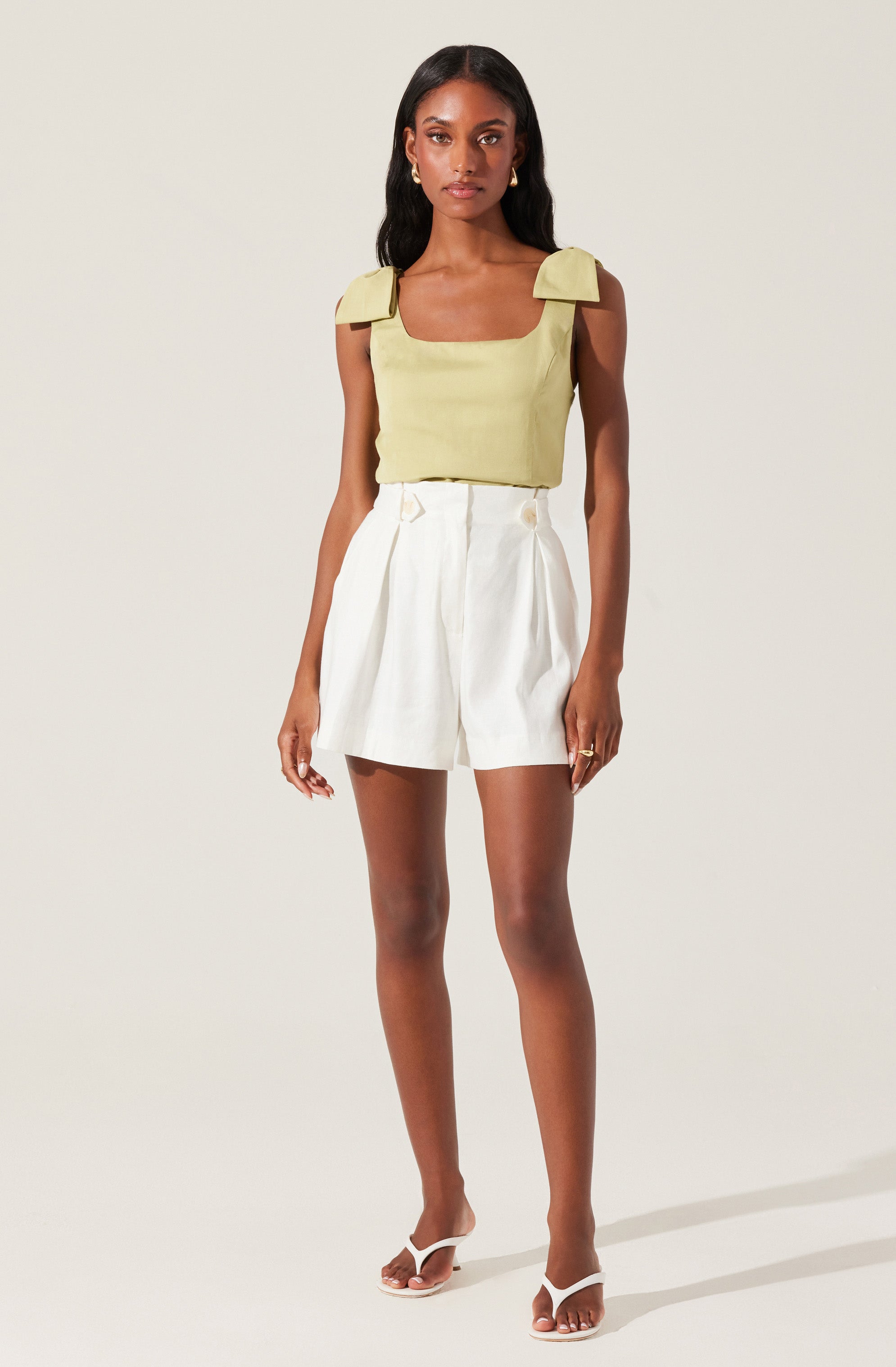 Jessica Bow Detail Sleeveless Top