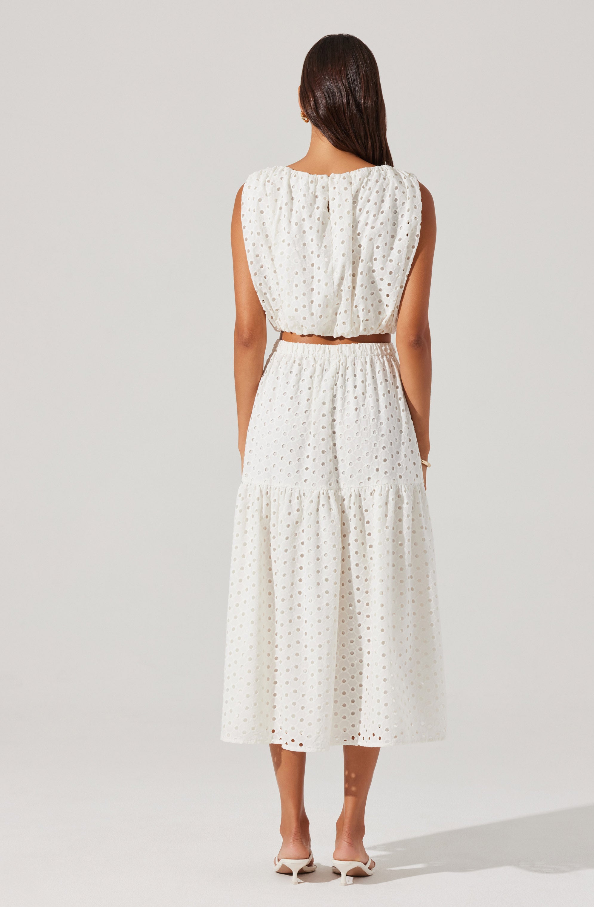 Nalley Eyelet Crop Top