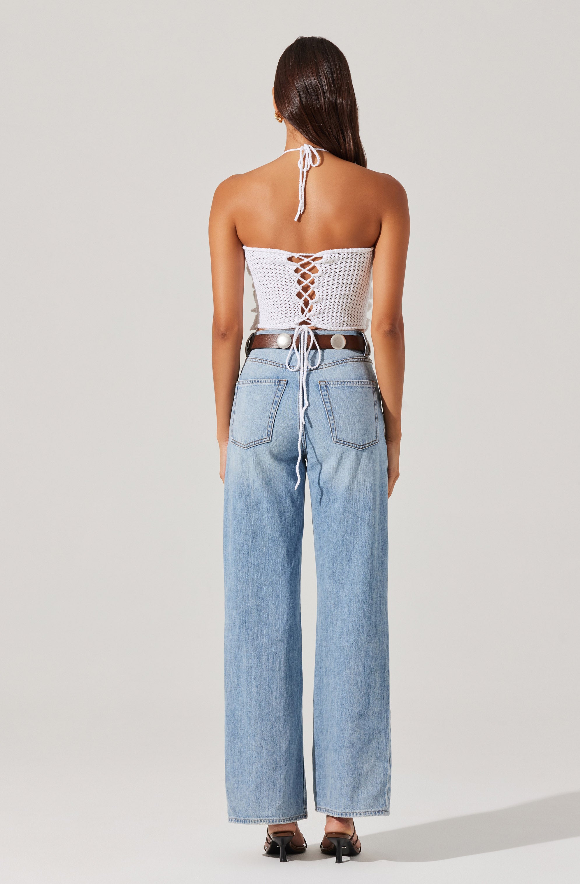 Primula Crochet 3D Floral Top