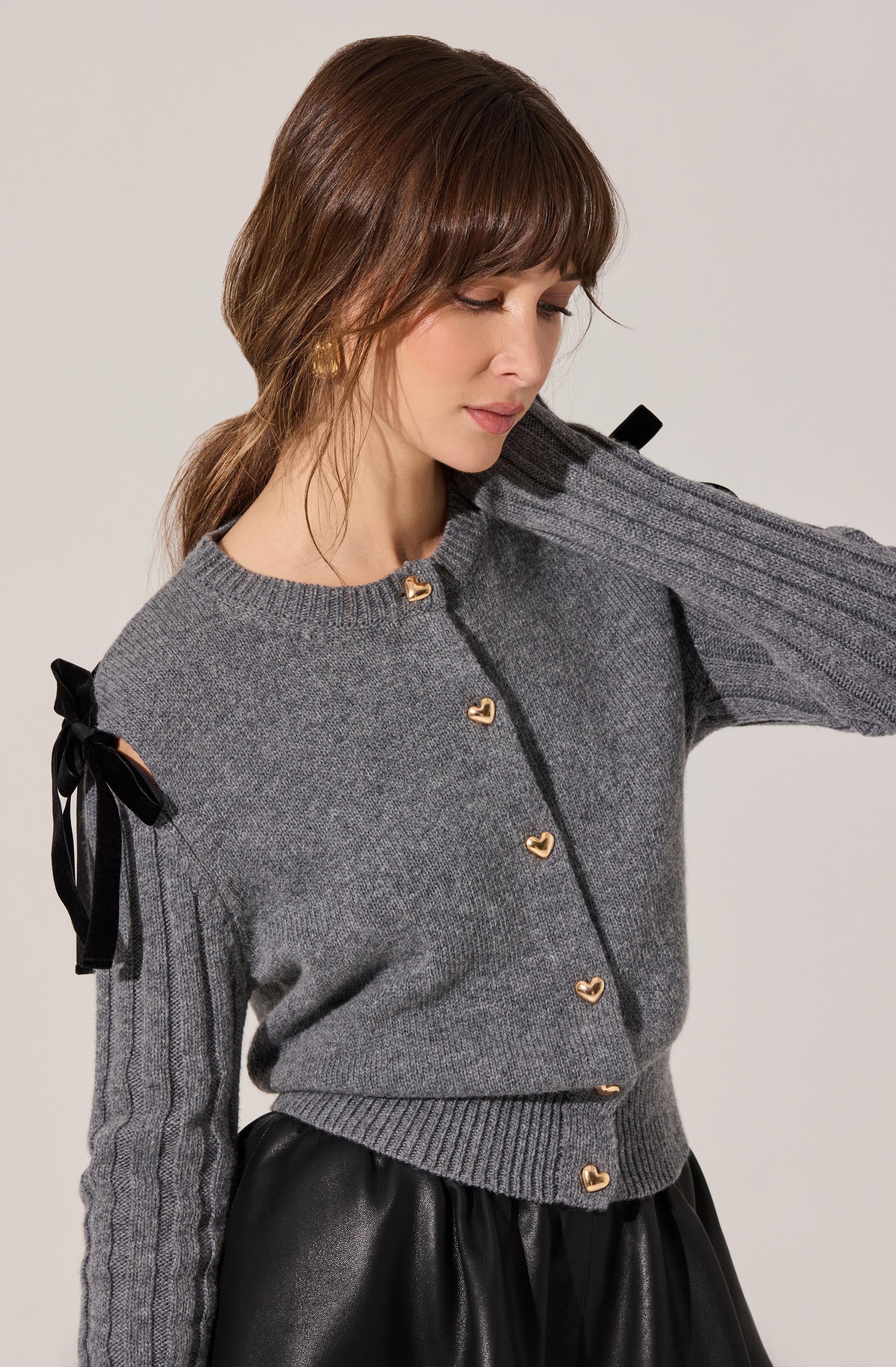 Melvie Bow Detail Cardigan