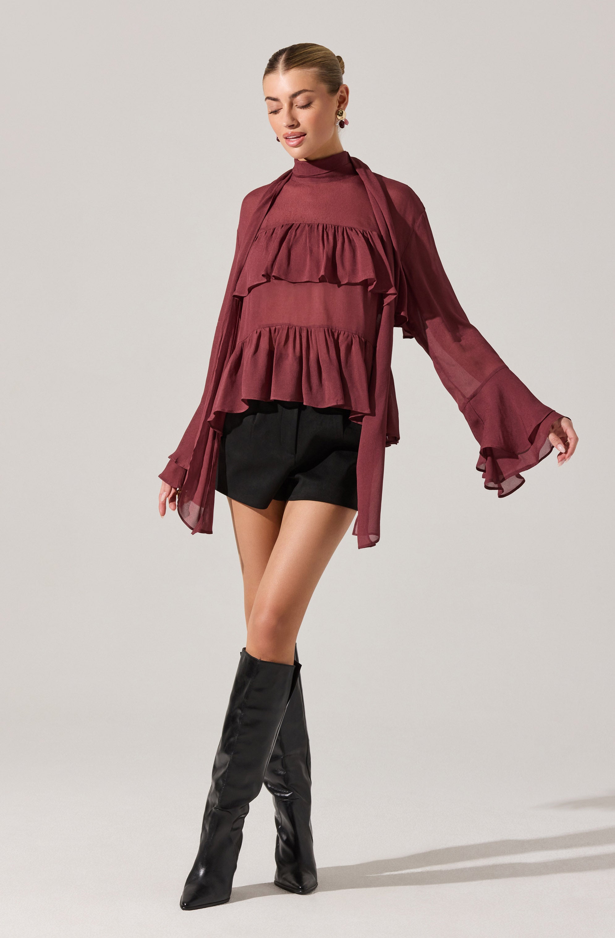 Fae Tiered Ruffle Top