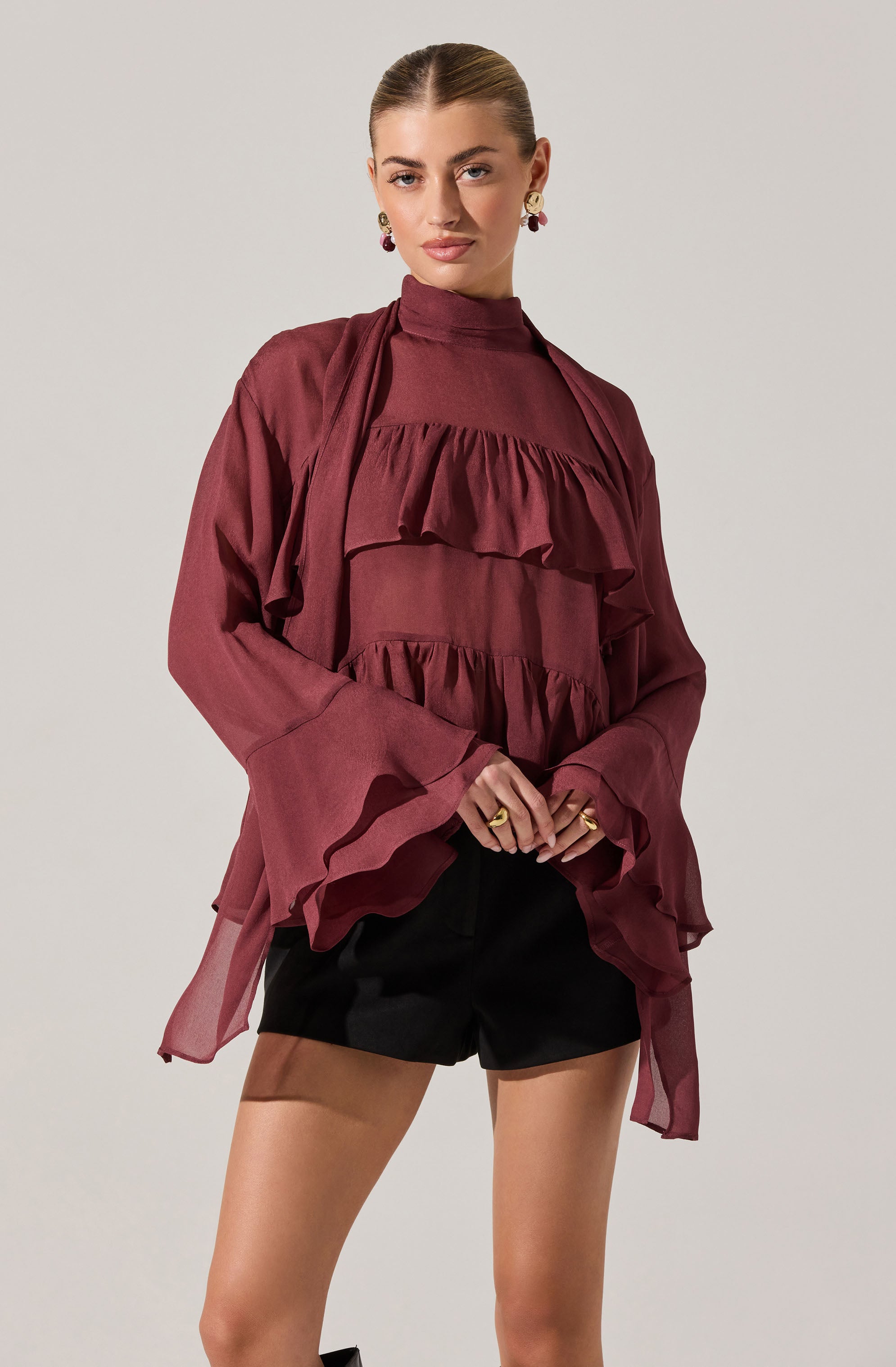 Fae Tiered Ruffle Top
