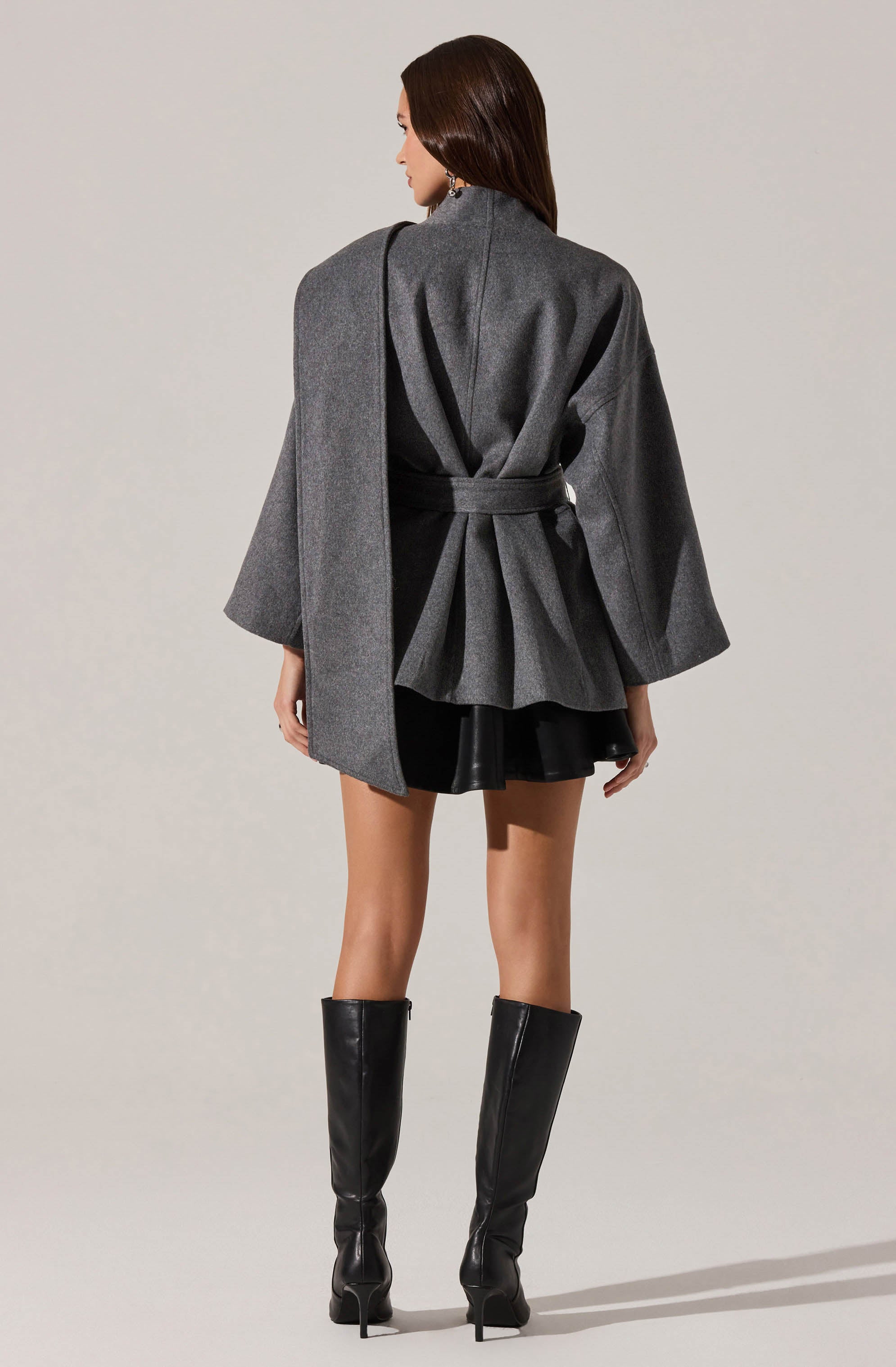 Elaxi Oversized Wrap Scarf Coat