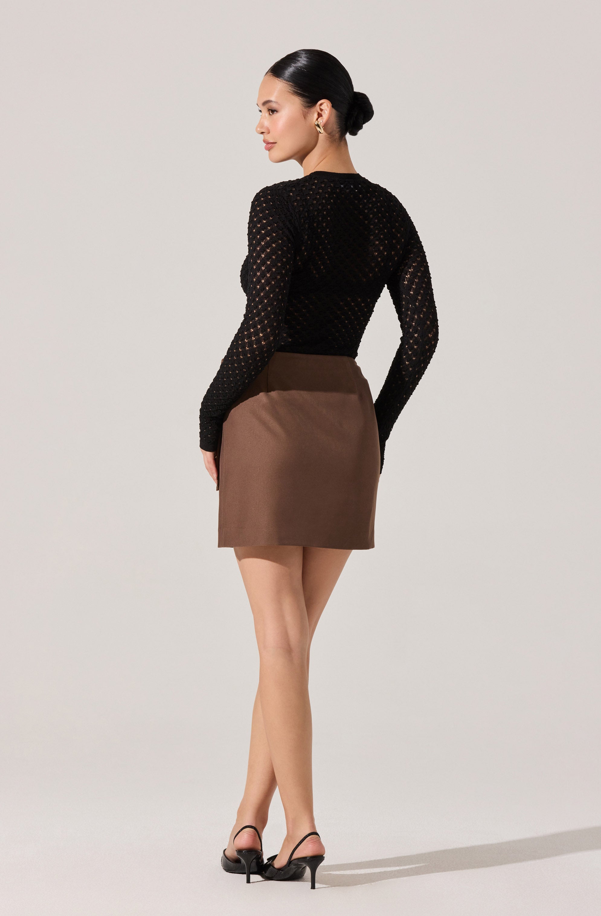 Dex Textured Sweater Top