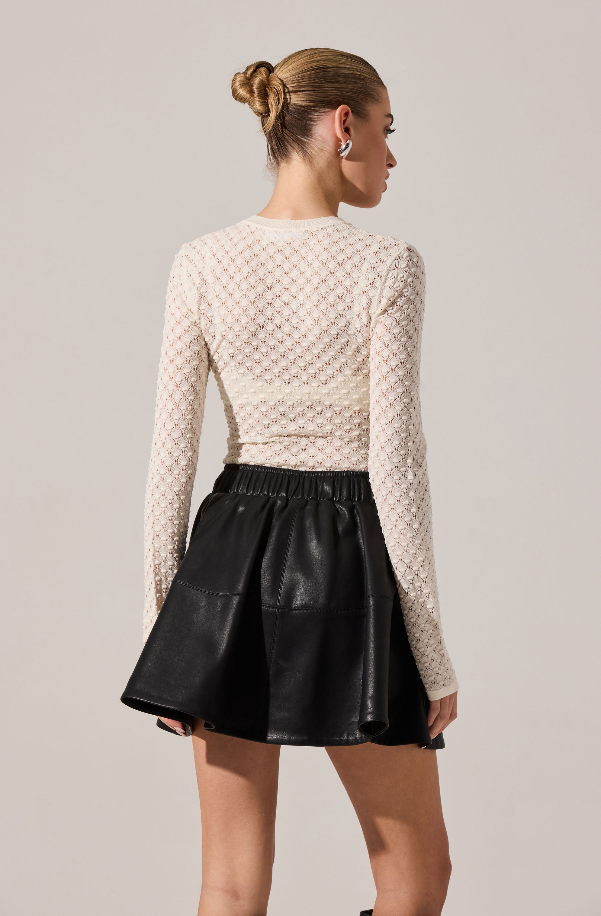 Dex Textured Sweater Top