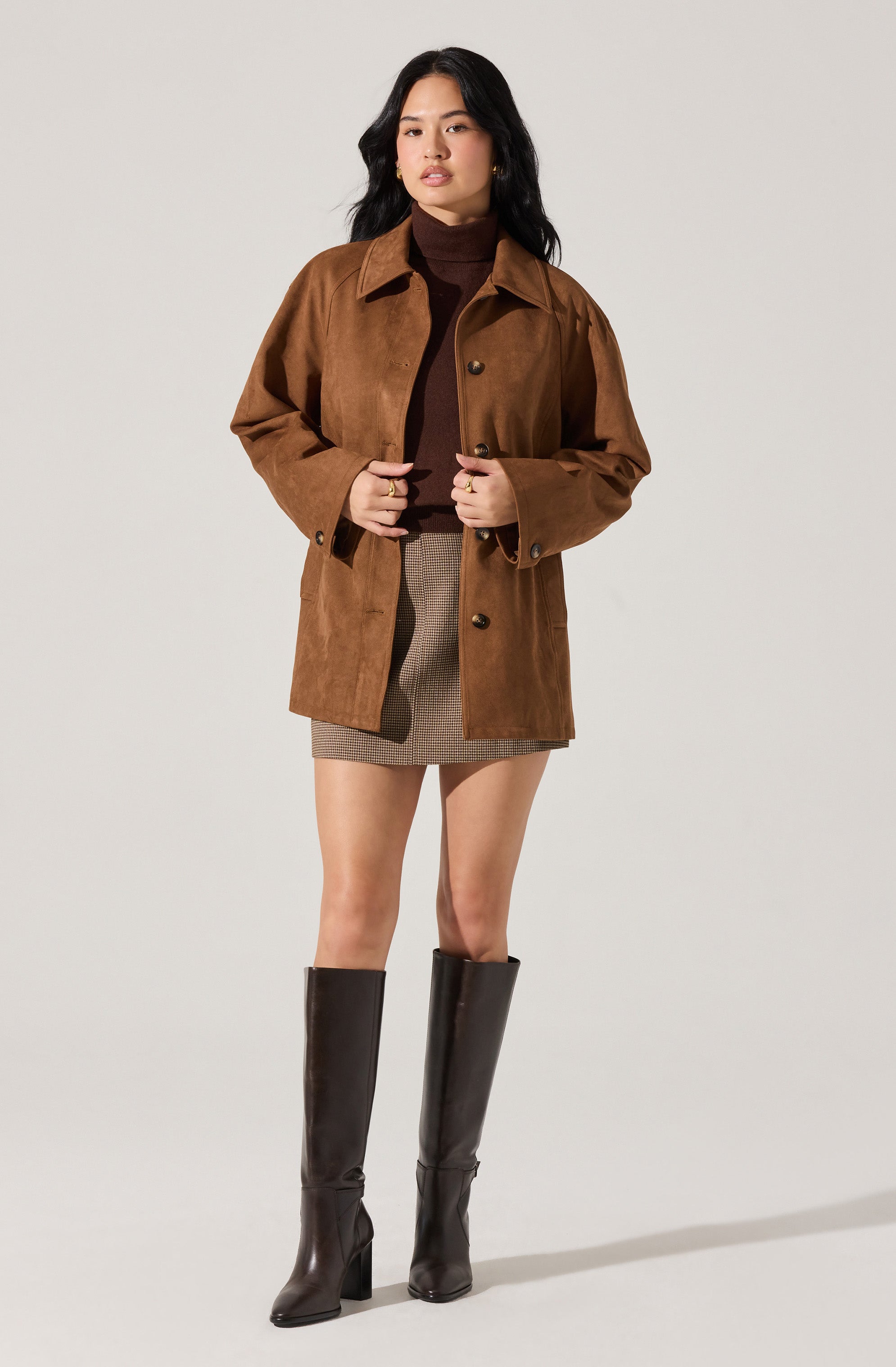 Presleigh Faux Suede Jacket