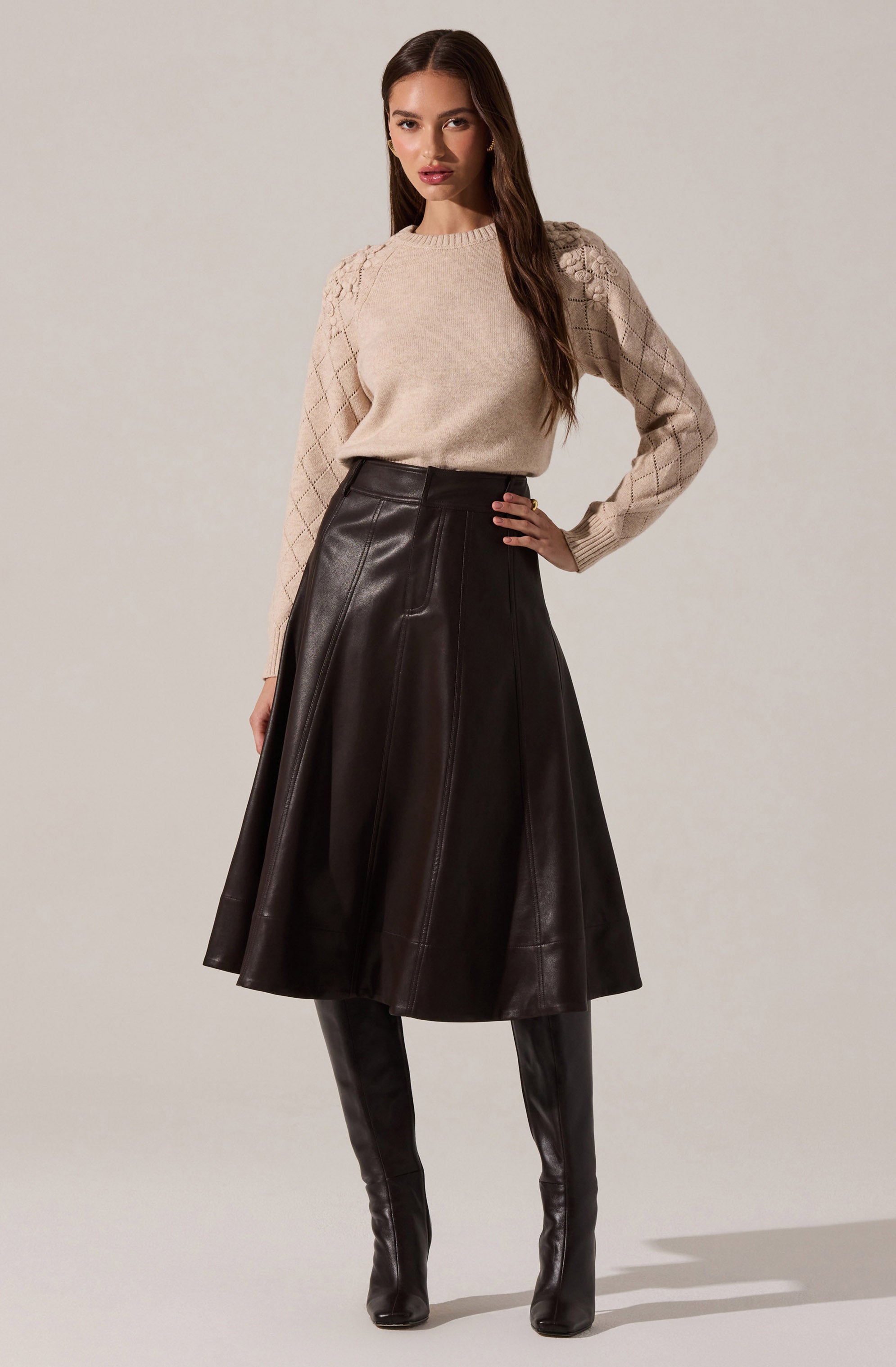 Florine 3D Floral Embroidered Sweater