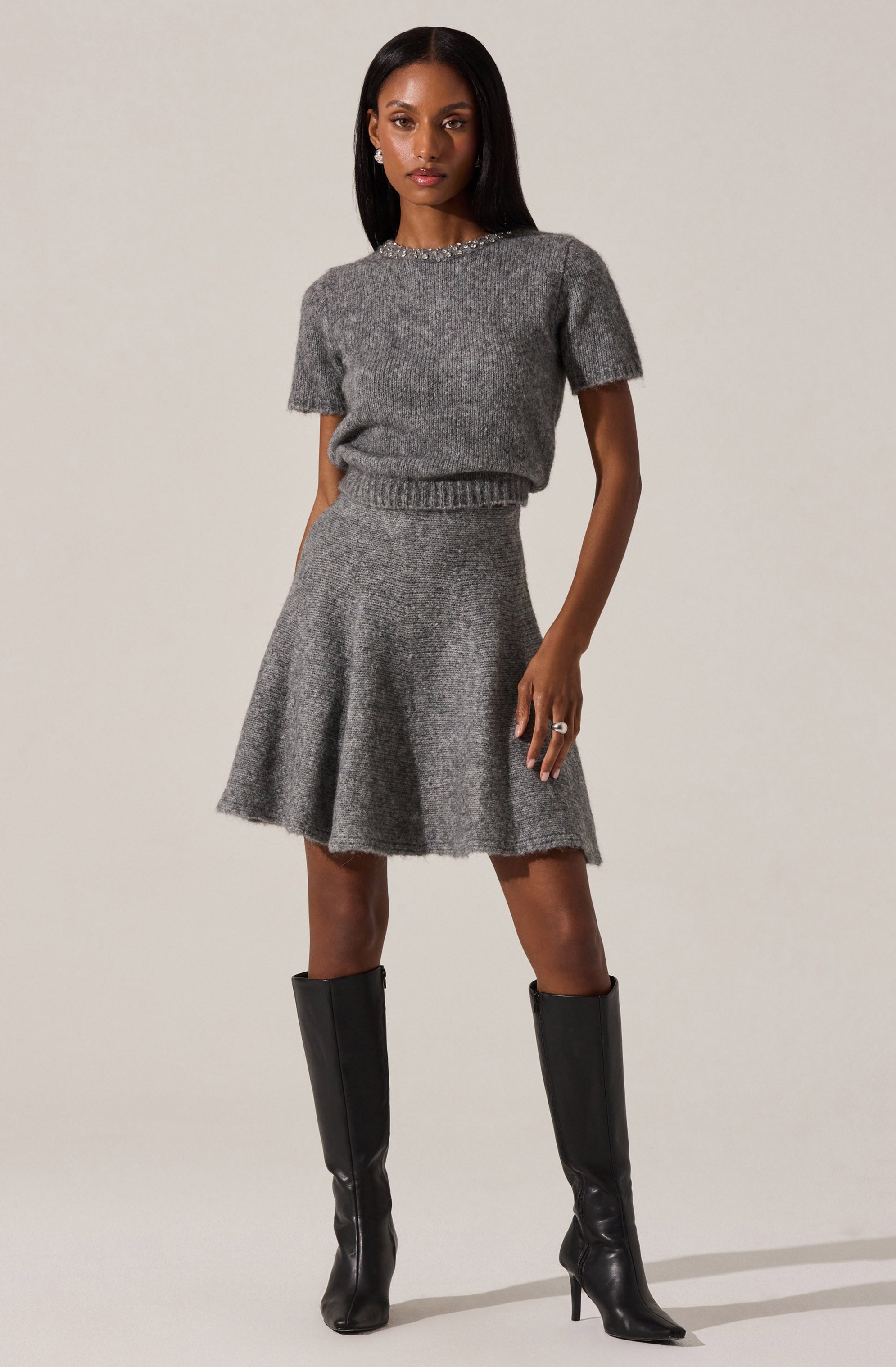 Malvie Embellished Crewneck Sweater