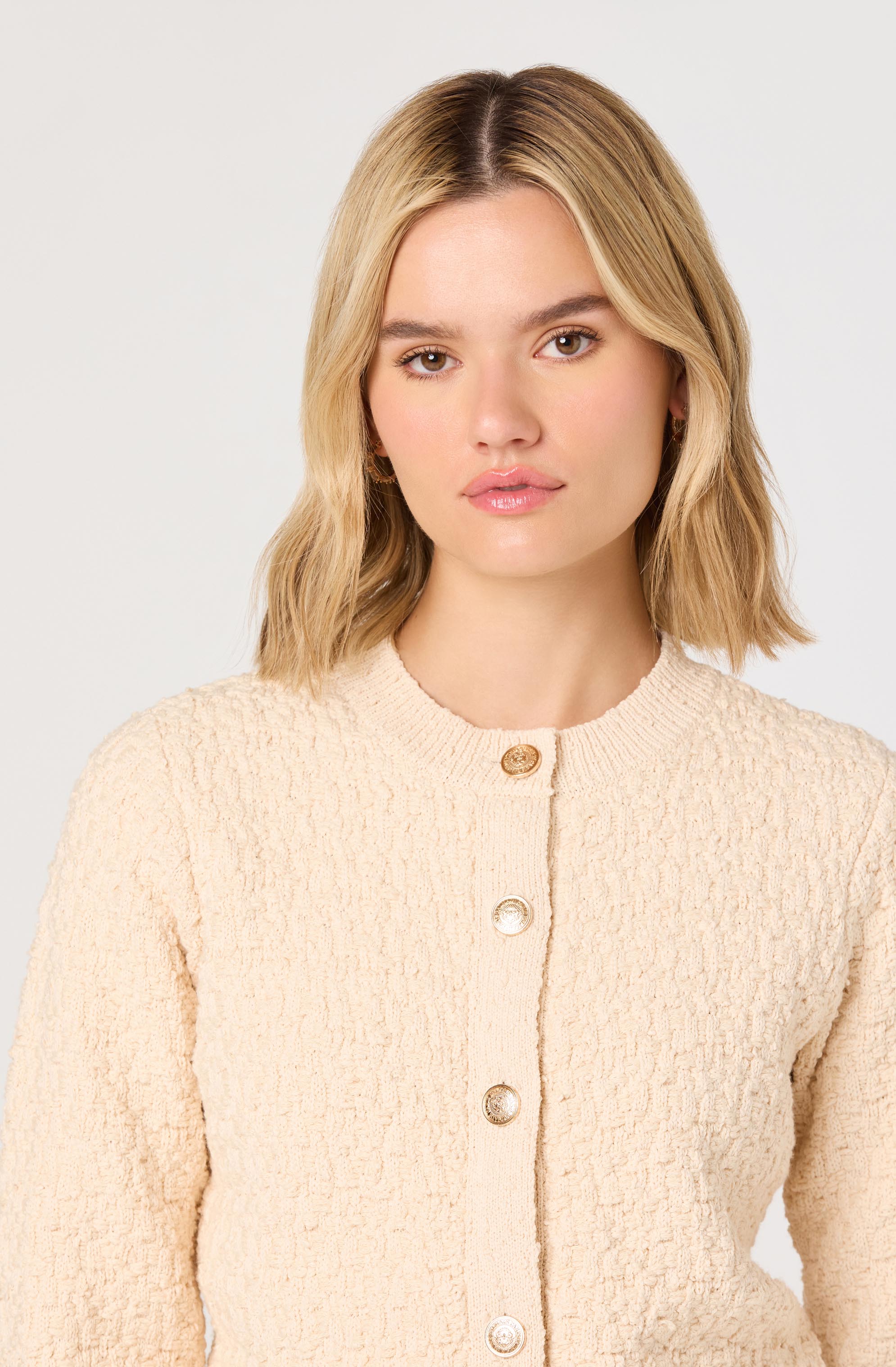 Darthy Textured Cardigan