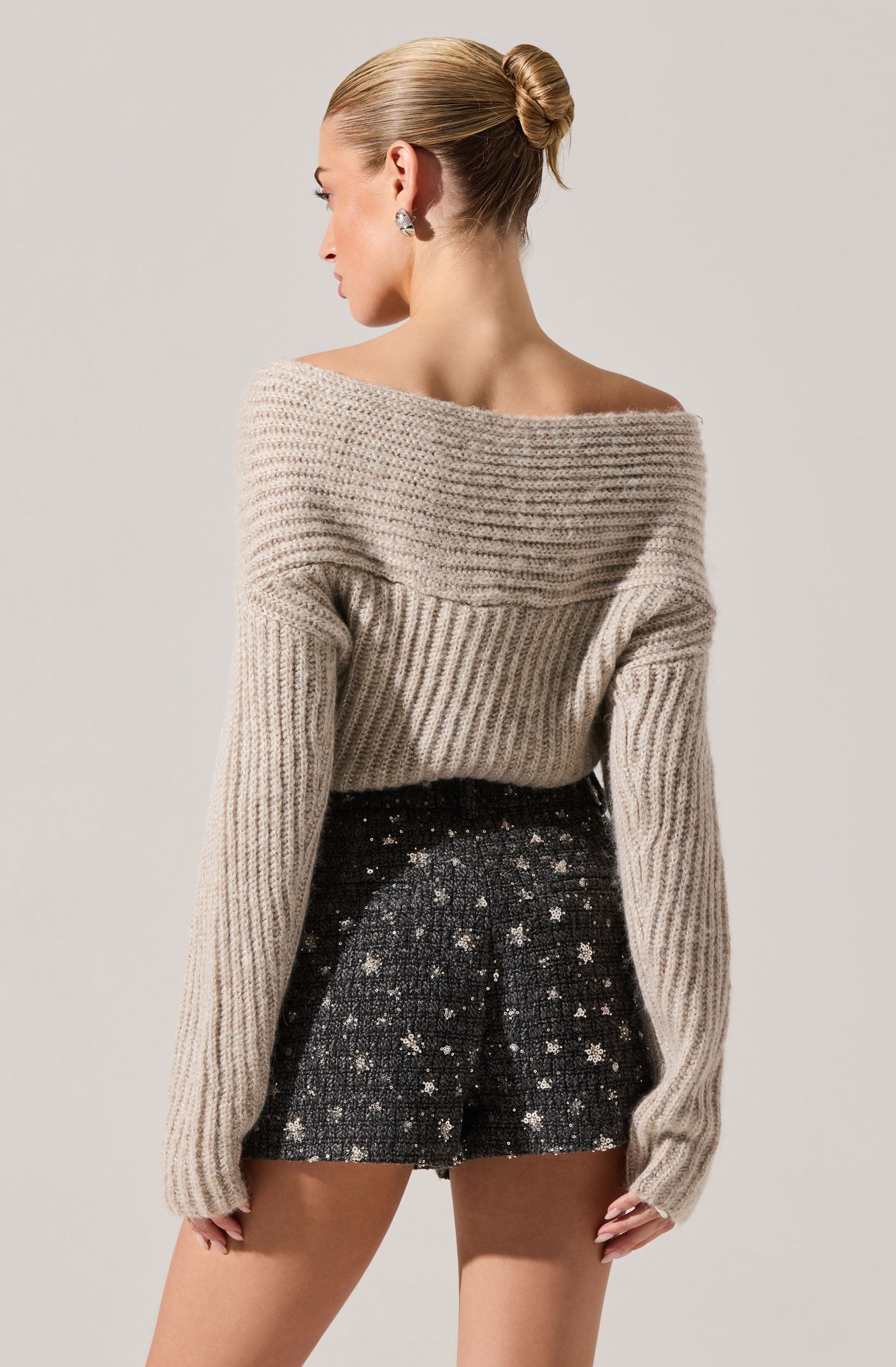 Franisbel Off Shoulder Sweater