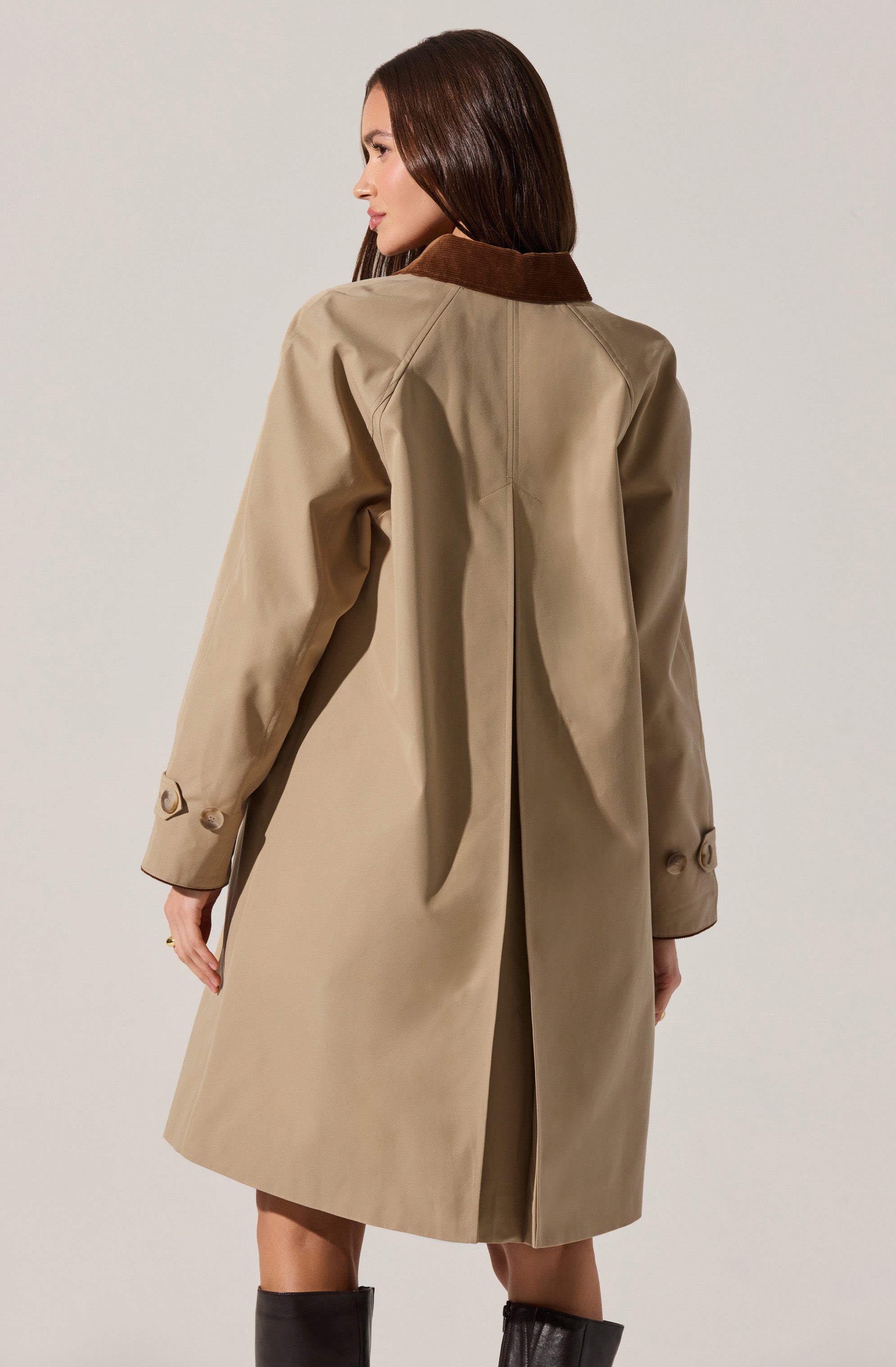 Raiden Contrast Trench Coat