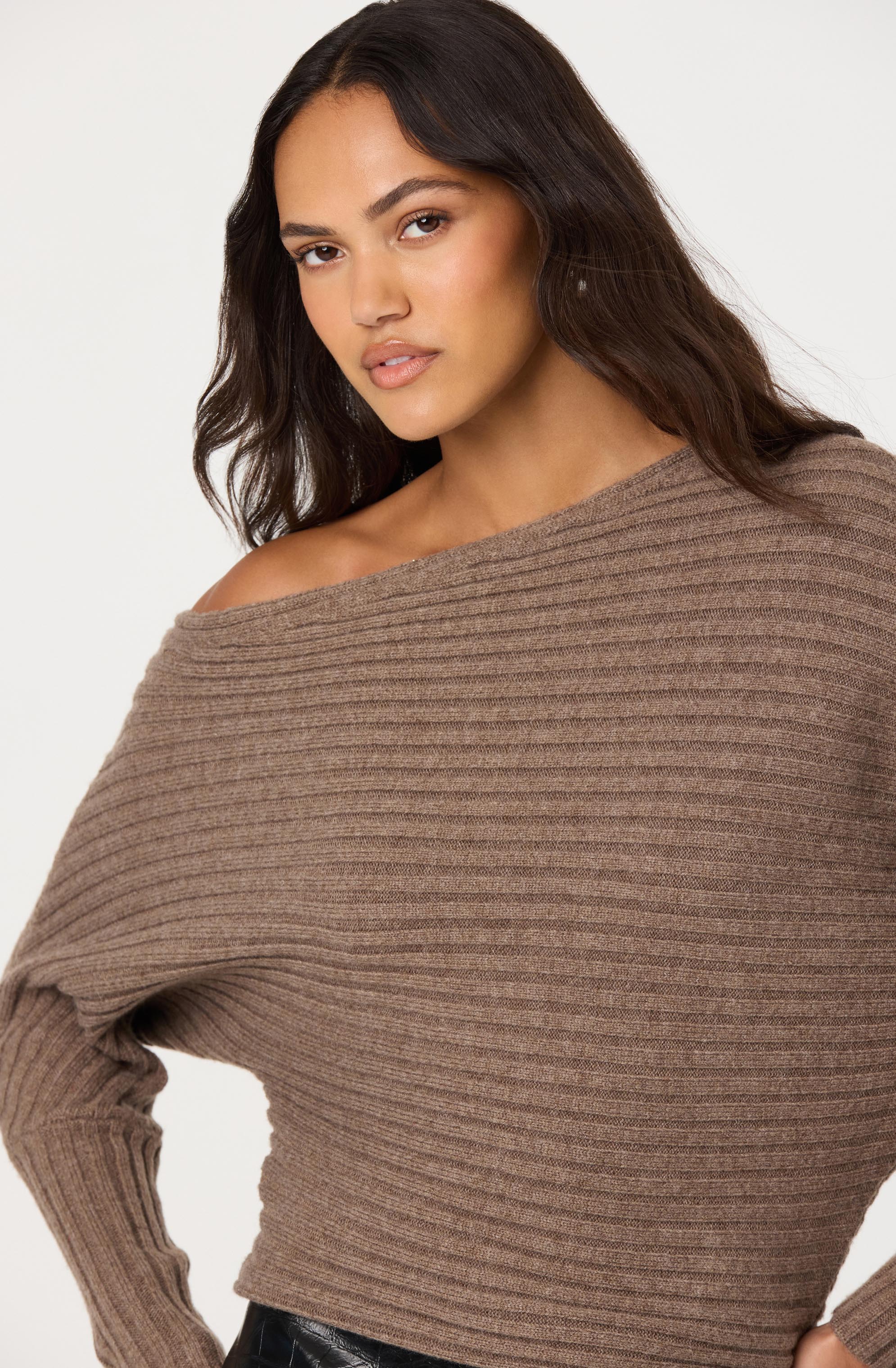 Samaria Off Shoulder Dolman Sweater