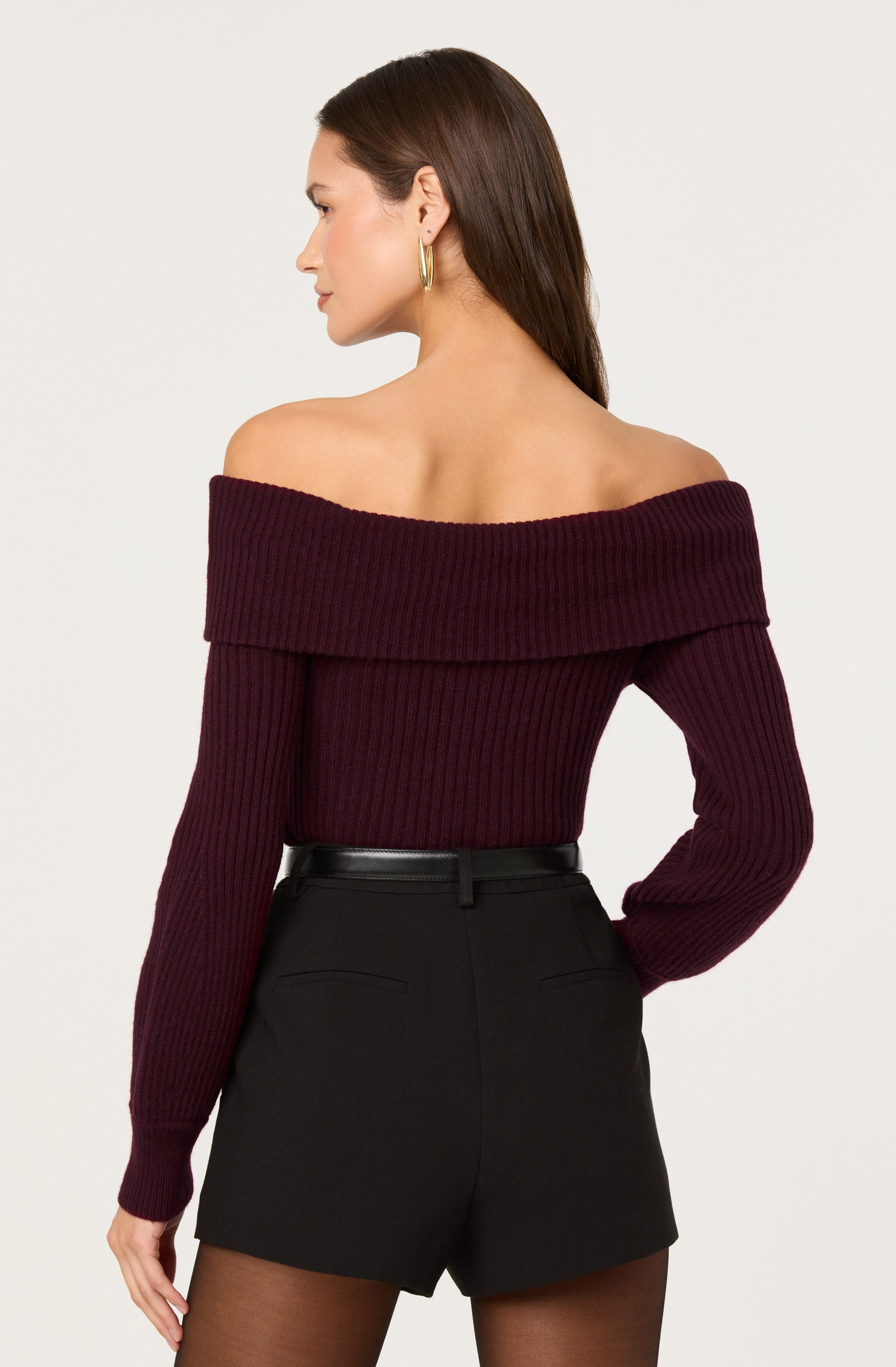 Tilde Twist Off Shoulder Sweater