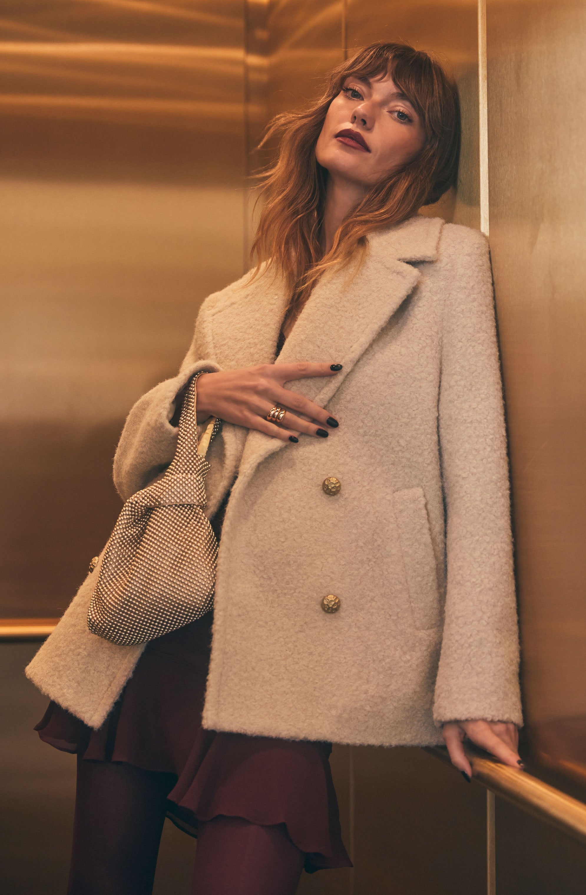 Jalyn Double Breasted Coat