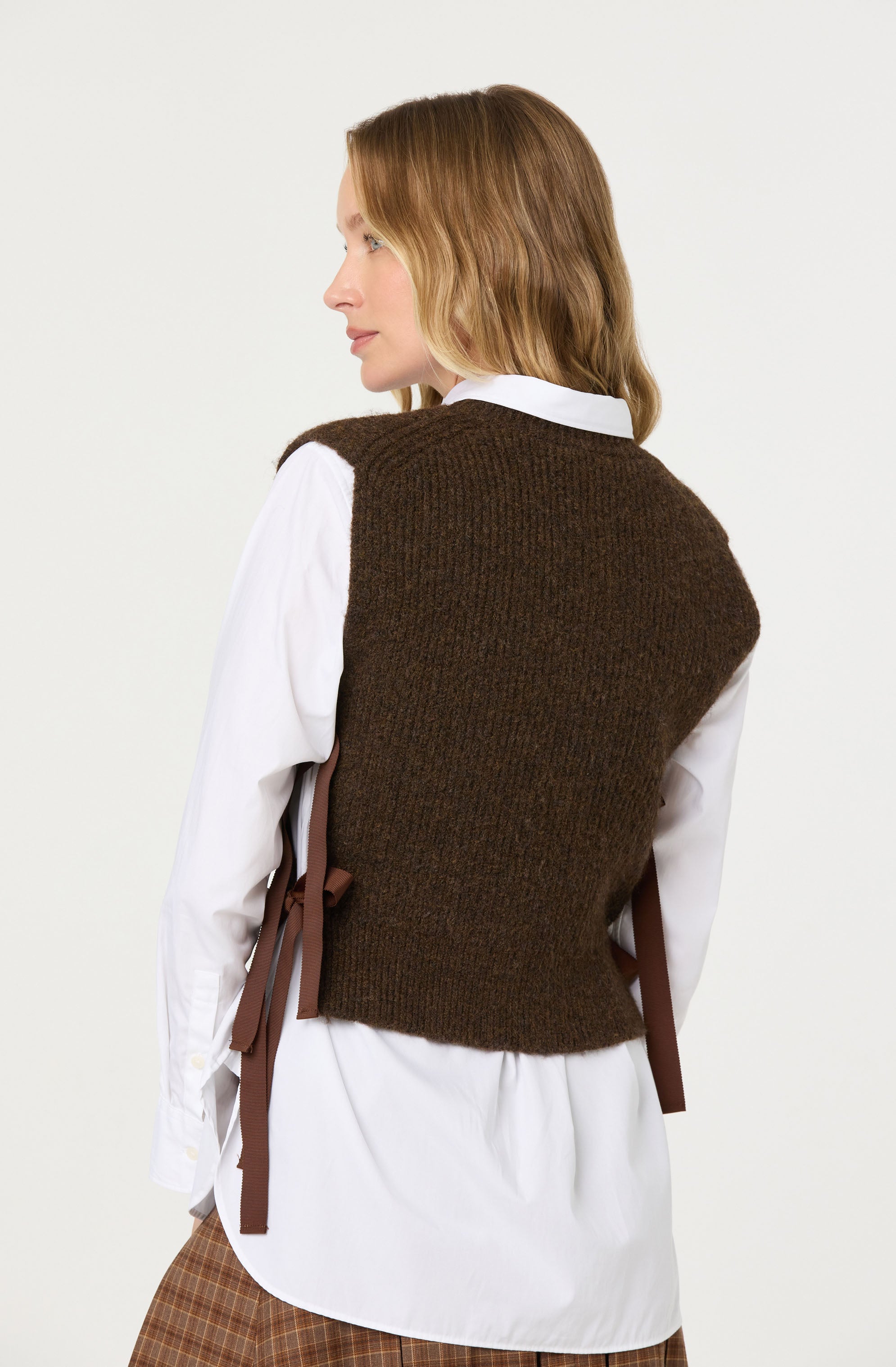 Cortney Side Tie Sweater Vest