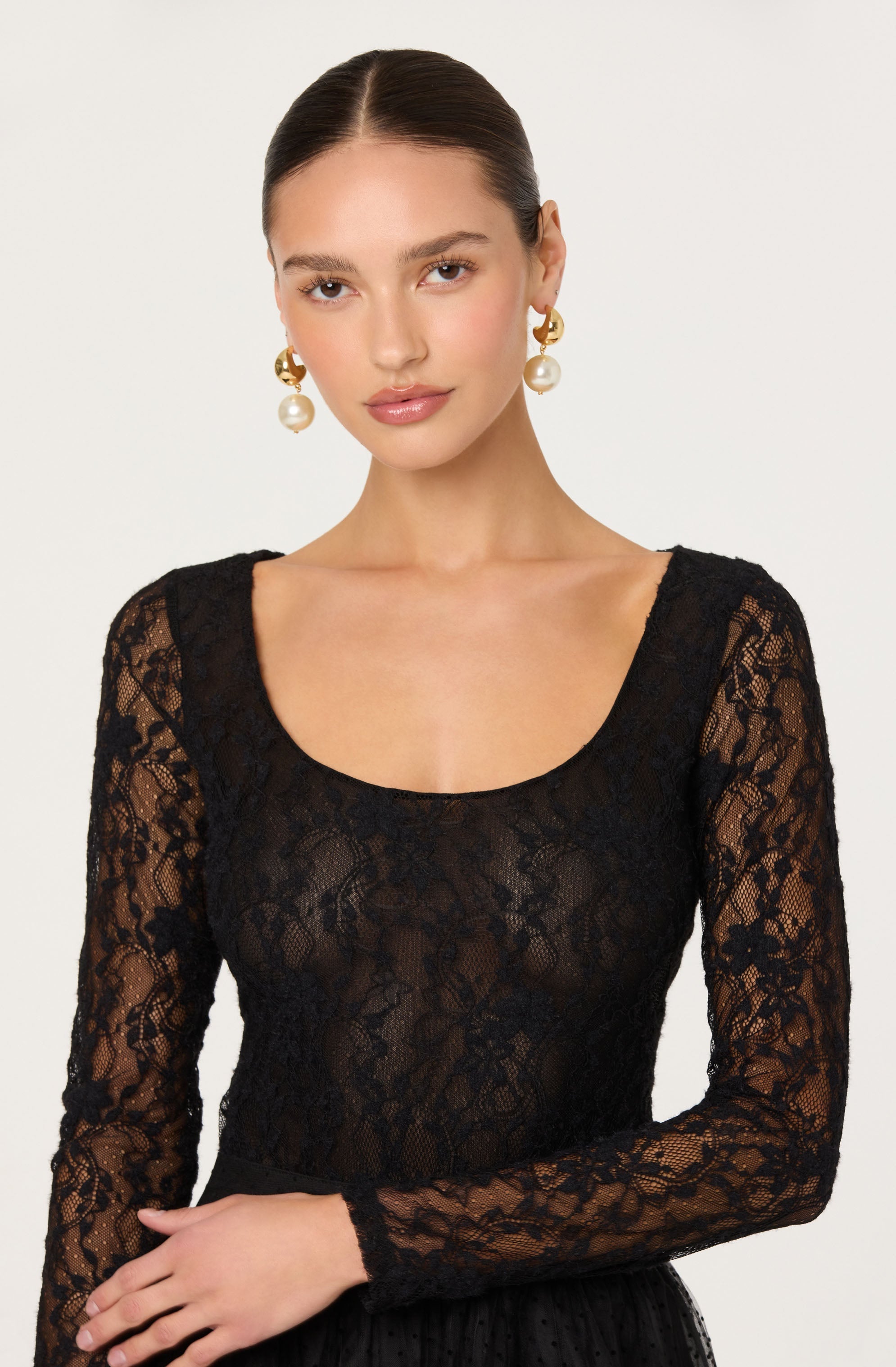 Haniya Floral Lace Bodysuit