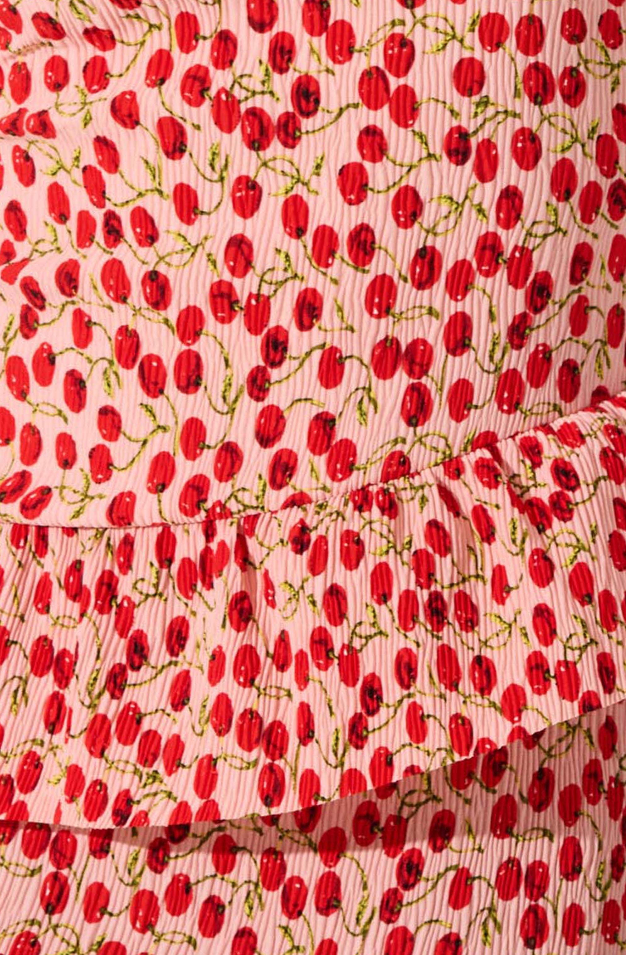 Asymmetrical Tiered Ruffle Midi Dress