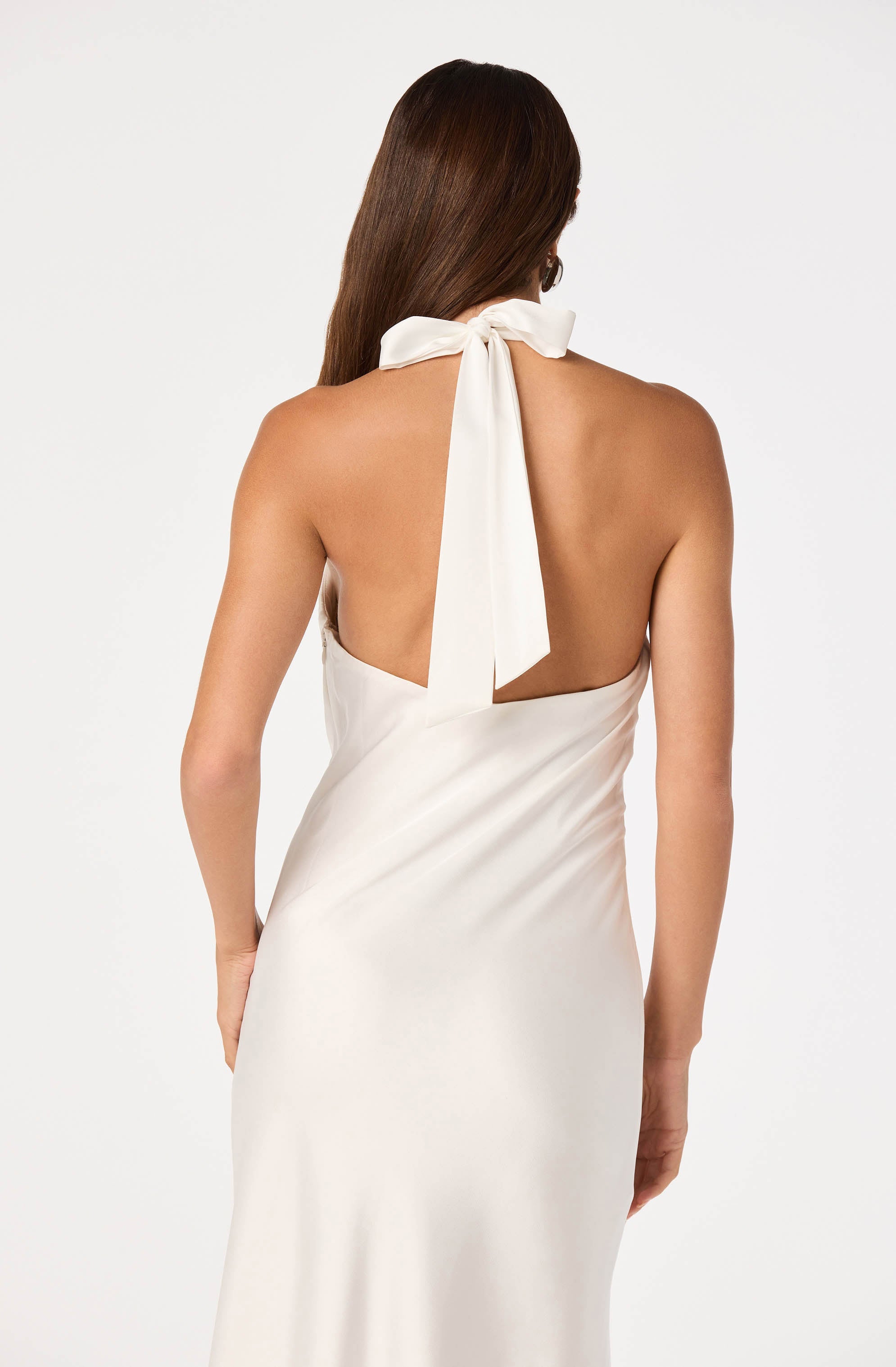 Lara Sweetheart Halter Maxi Dress